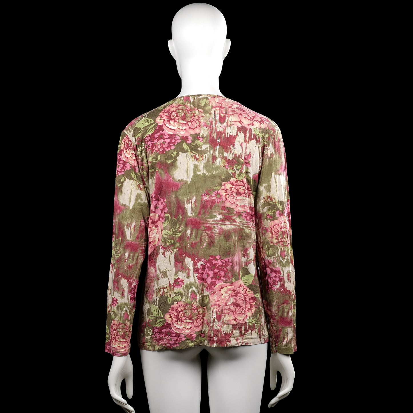 Long-sleeve top - Multicolored - Size XL