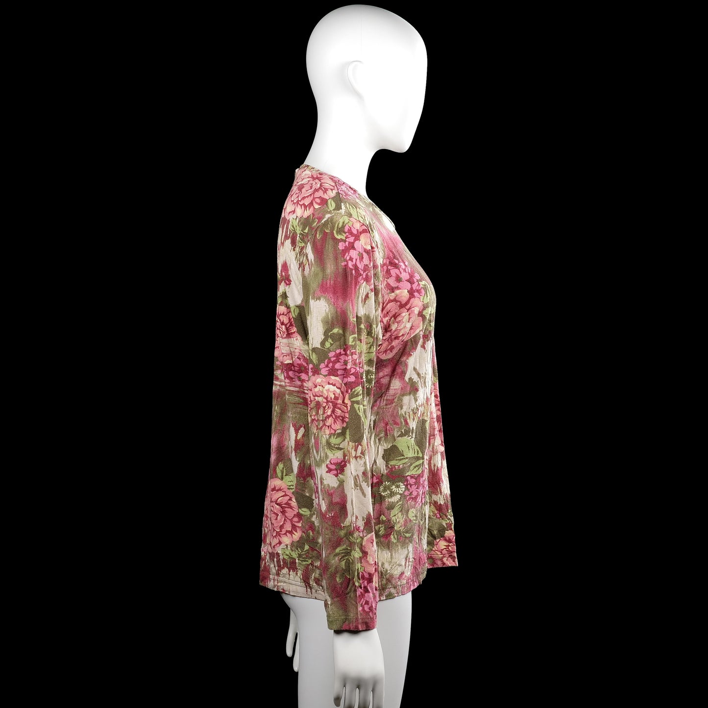 Long-sleeve top - Multicolored - Size XL