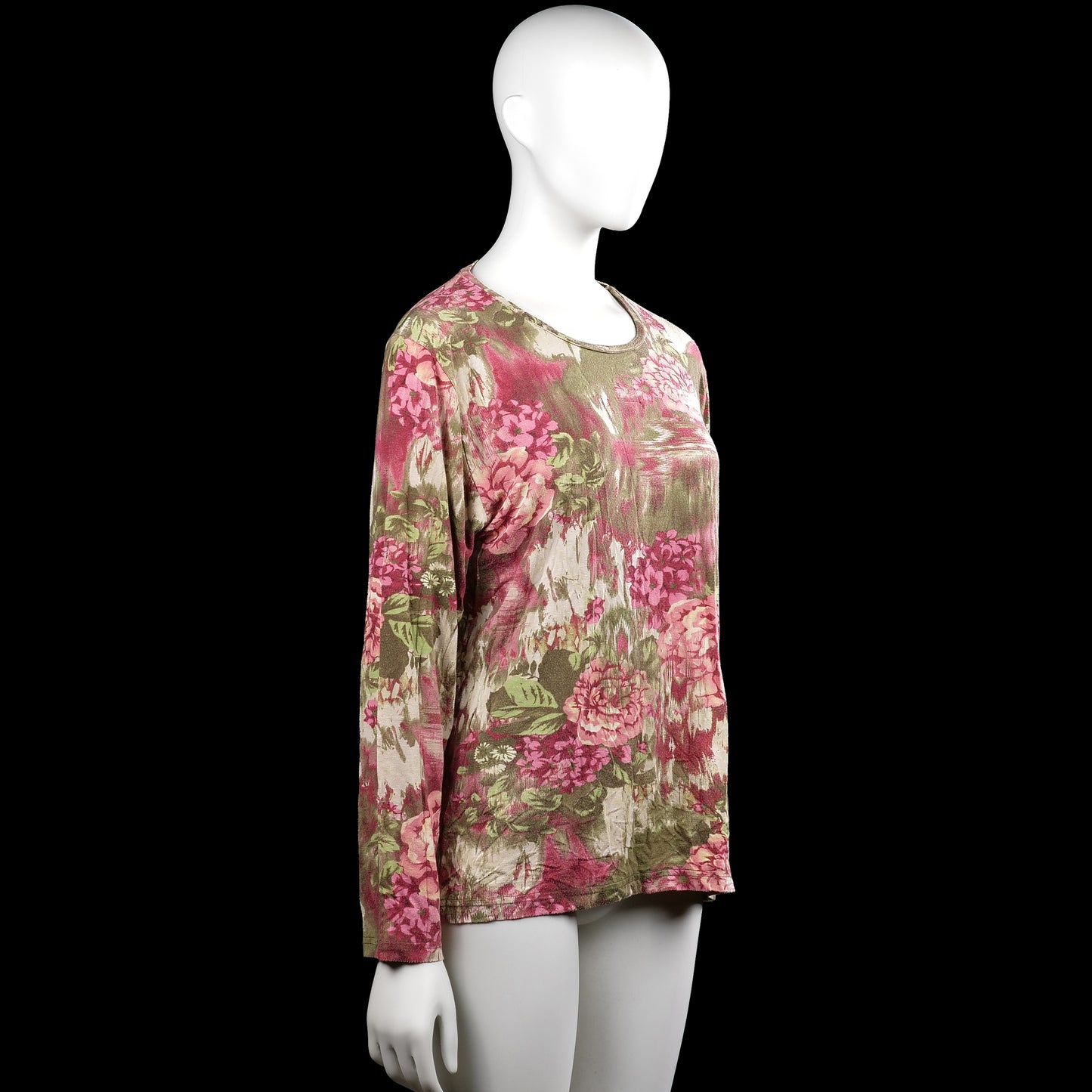 Long-sleeve top - Multicolored - Size XL