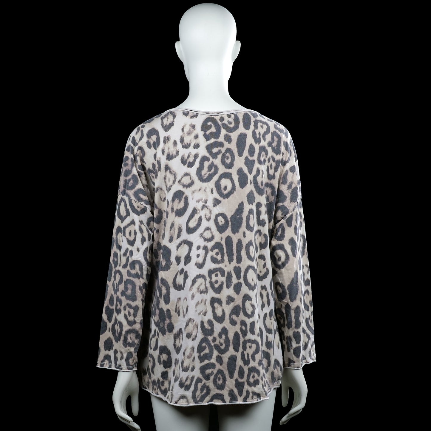Tunic - Gray & Beige - Size L