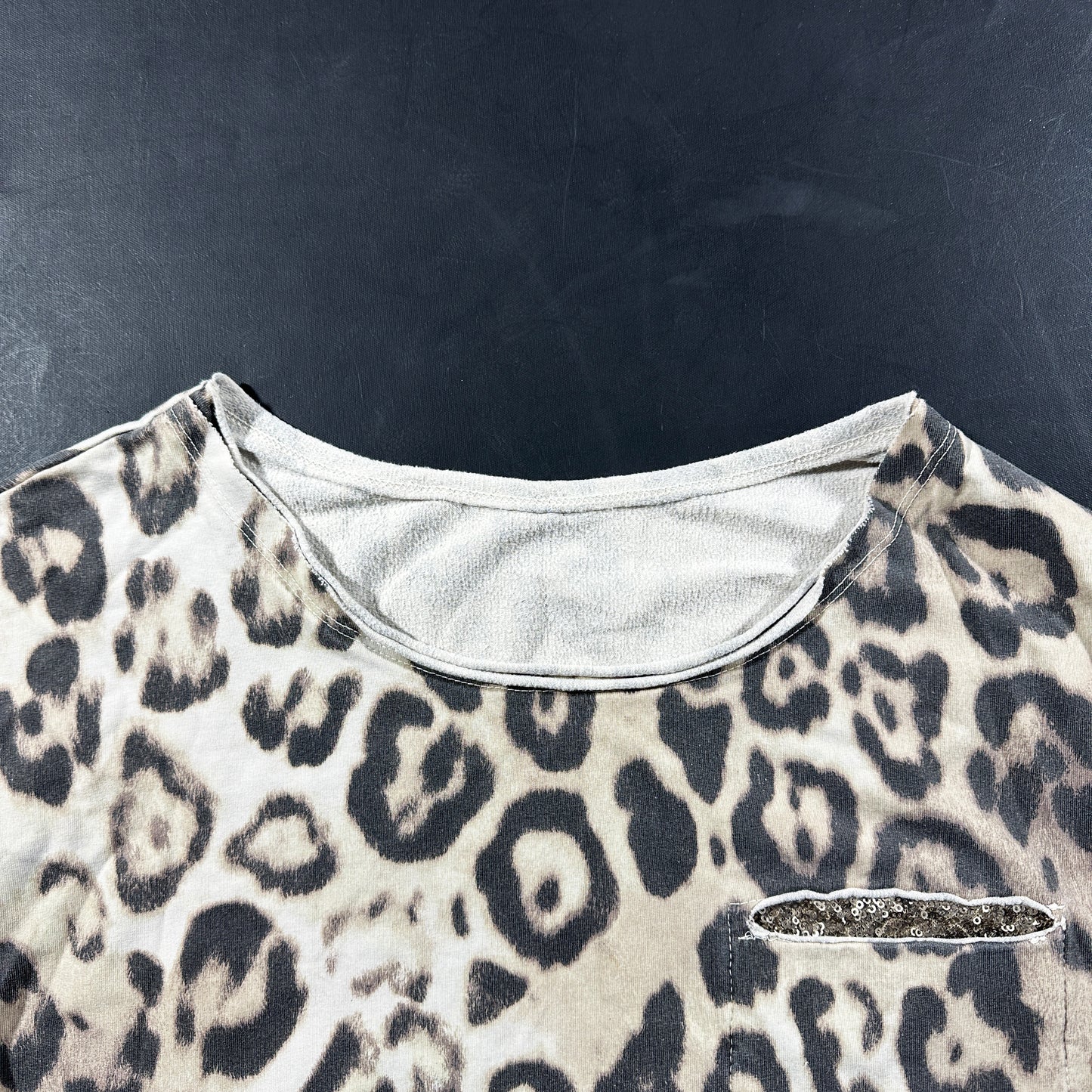 Tunic - Gray & Beige - Size L