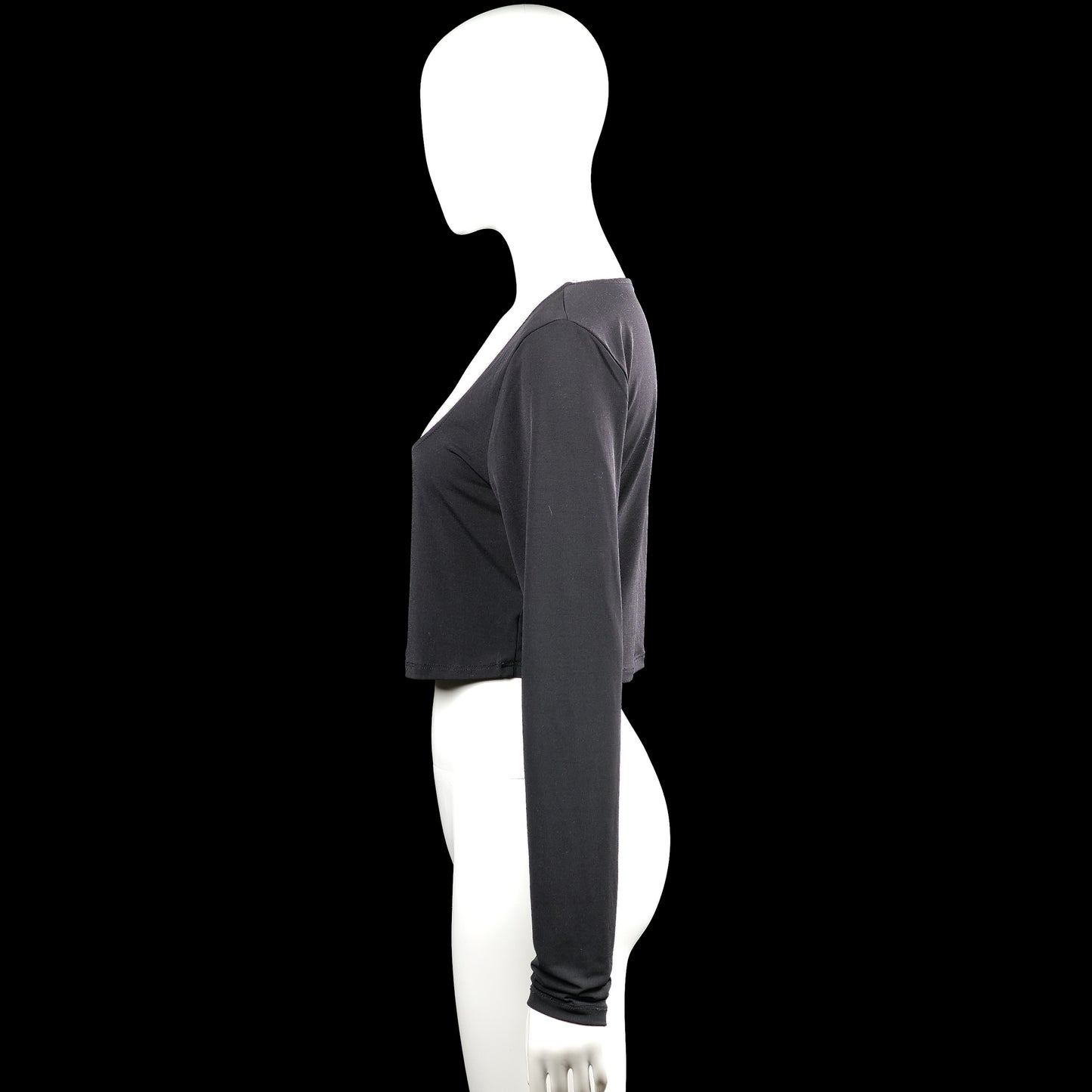 Long-sleeve top - Black - Size XL