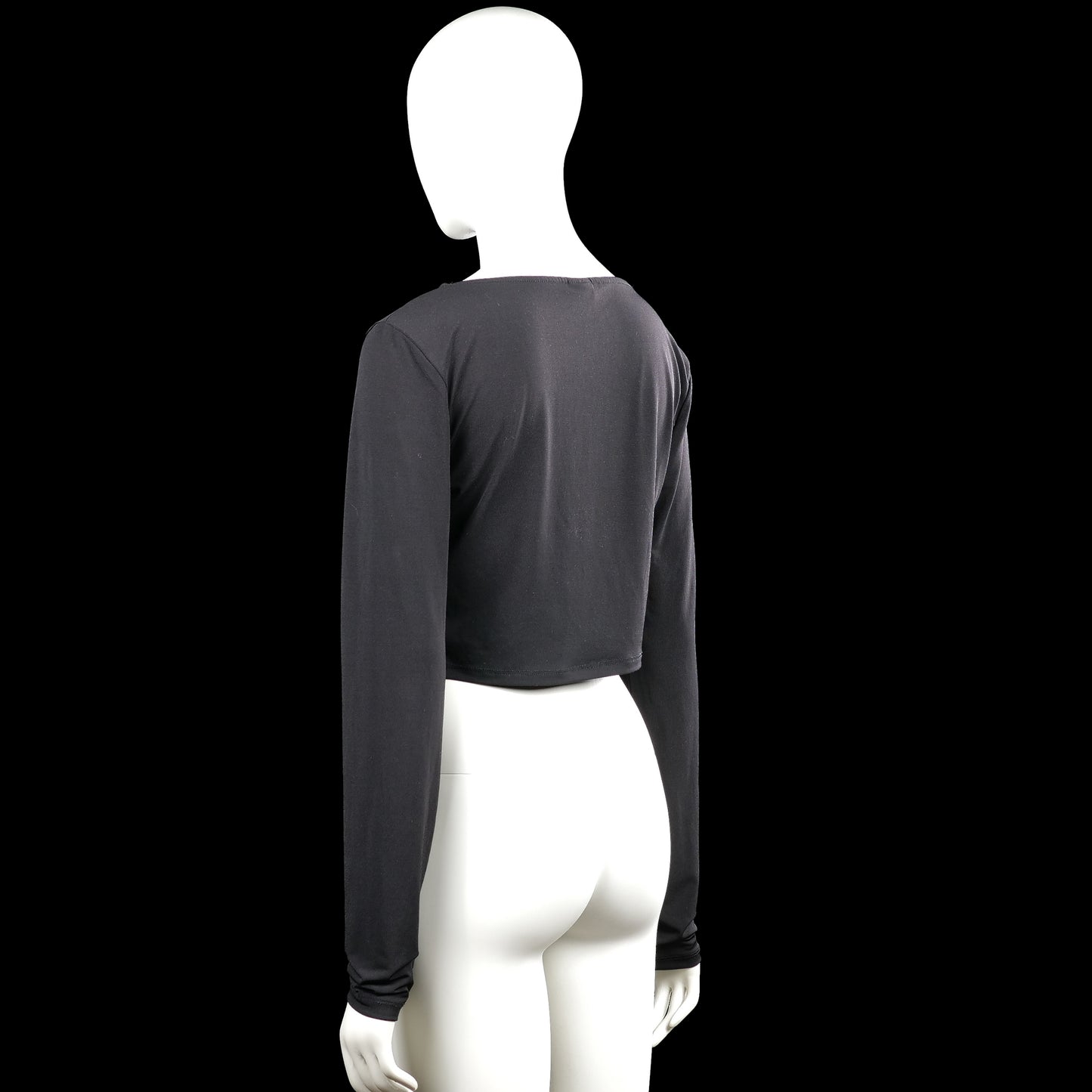 Long-sleeve top - Black - Size XL