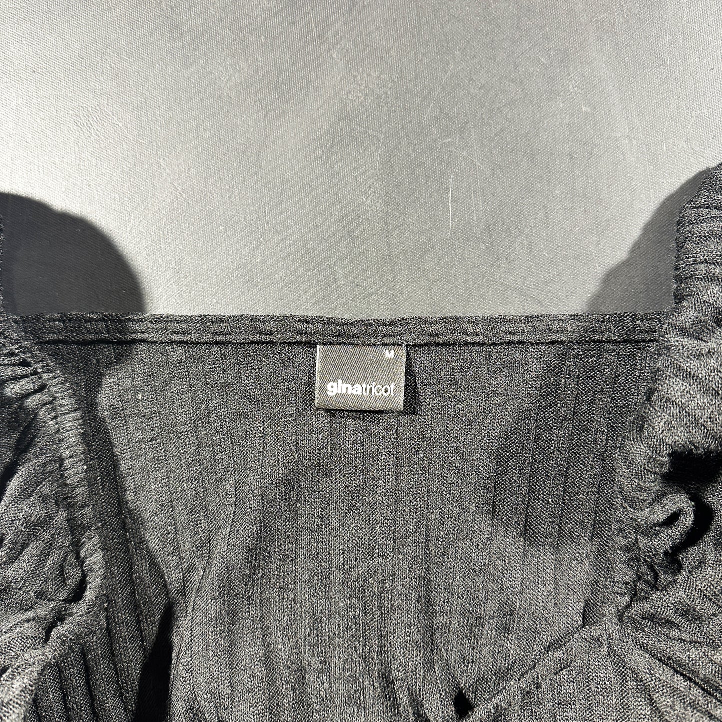 Long-sleeve top - Charcoal - Size M