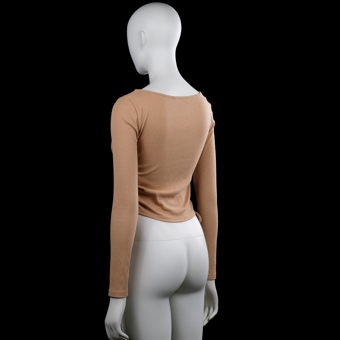 Long-sleeve top - Camel - Size S