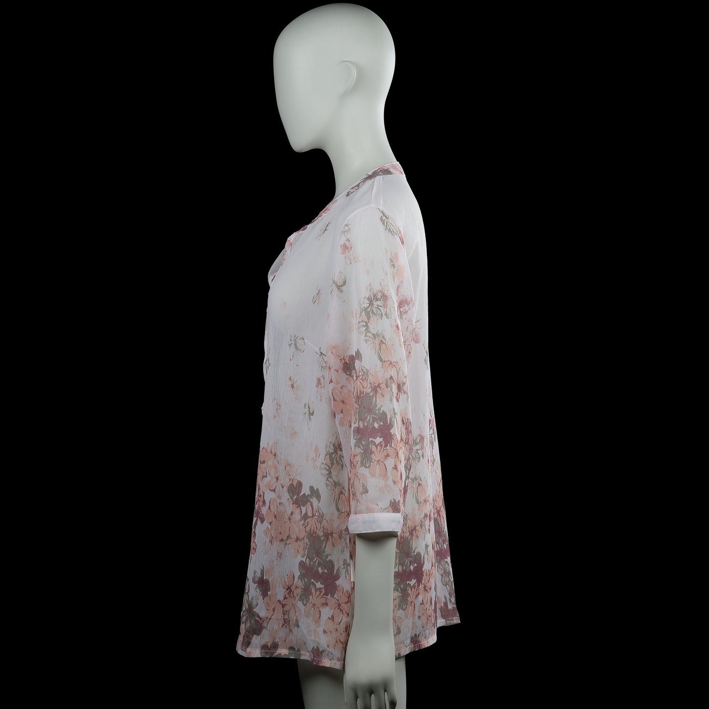 Tunic - White & Pink - Size 40