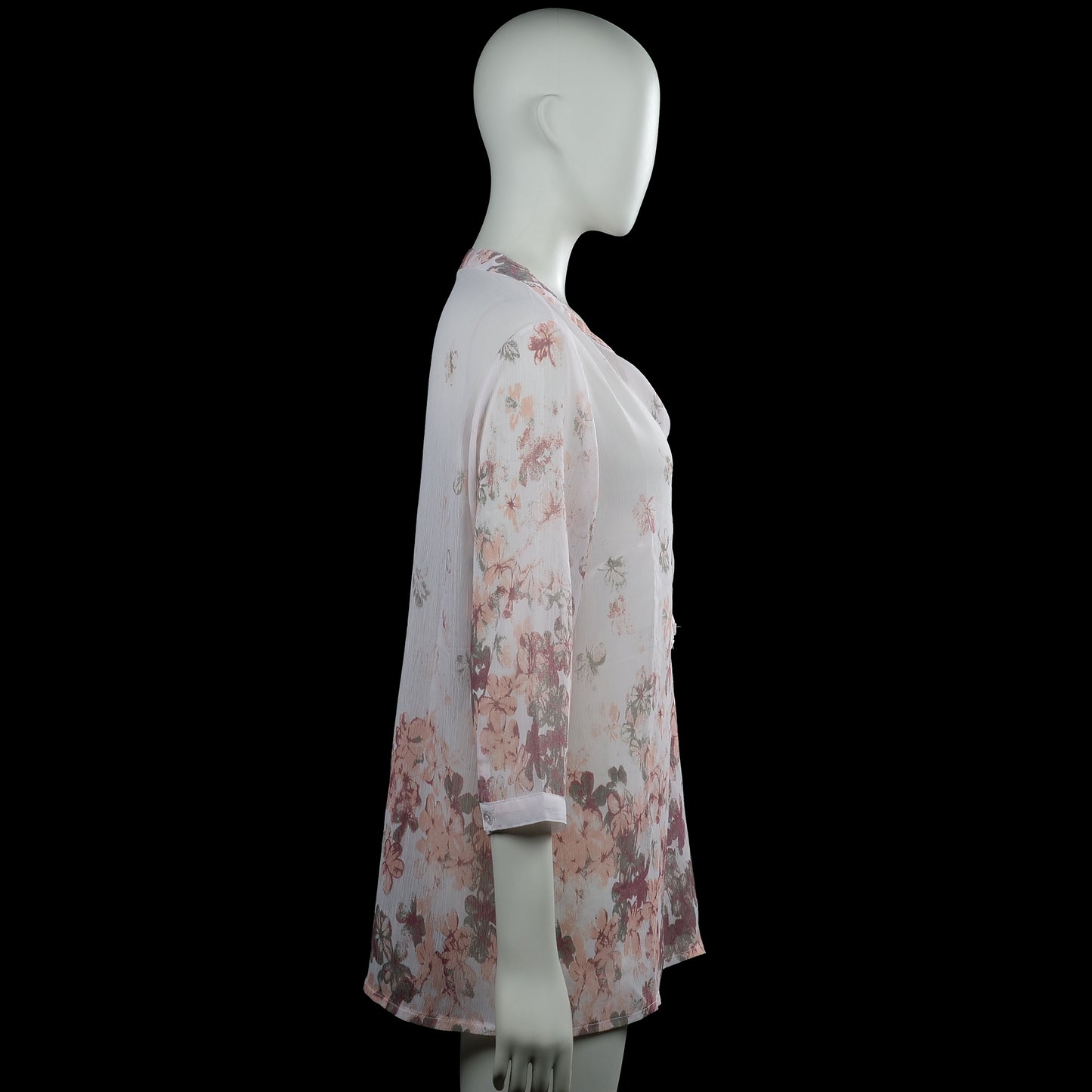 Tunic - White & Pink - Size 40