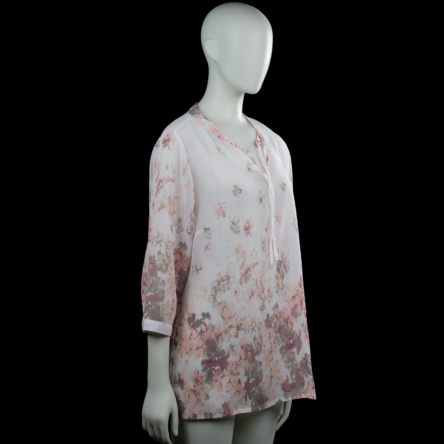 Tunic - White & Pink - Size 40