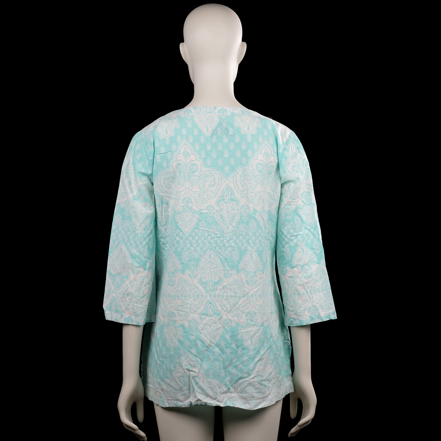 Tunic - Turquoise & White - Size 42