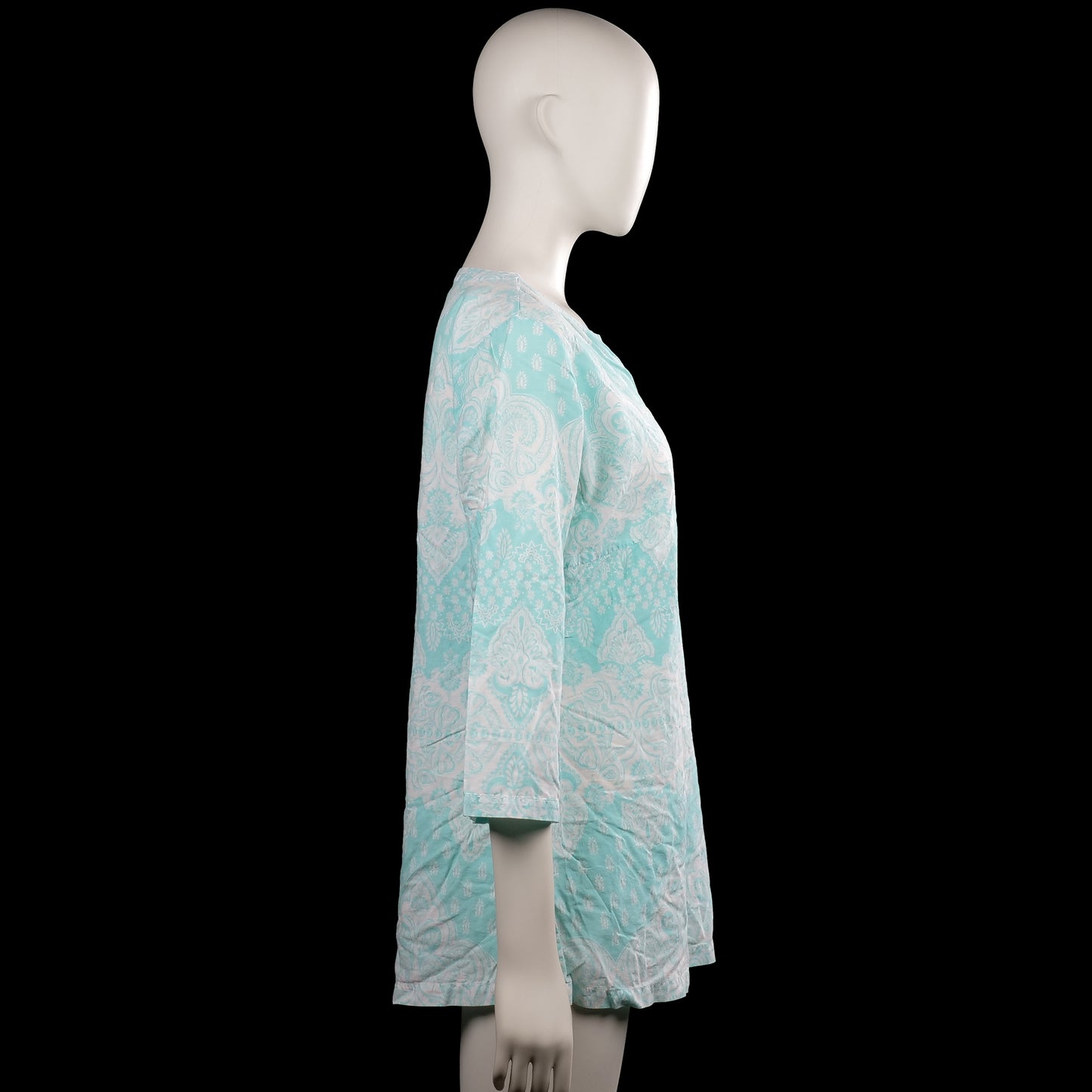 Tunic - Turquoise & White - Size 42
