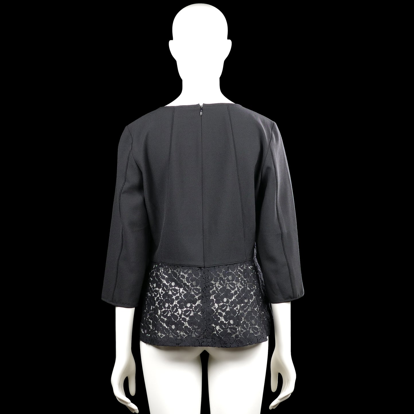 Tunic - Black & Gray - Size 38