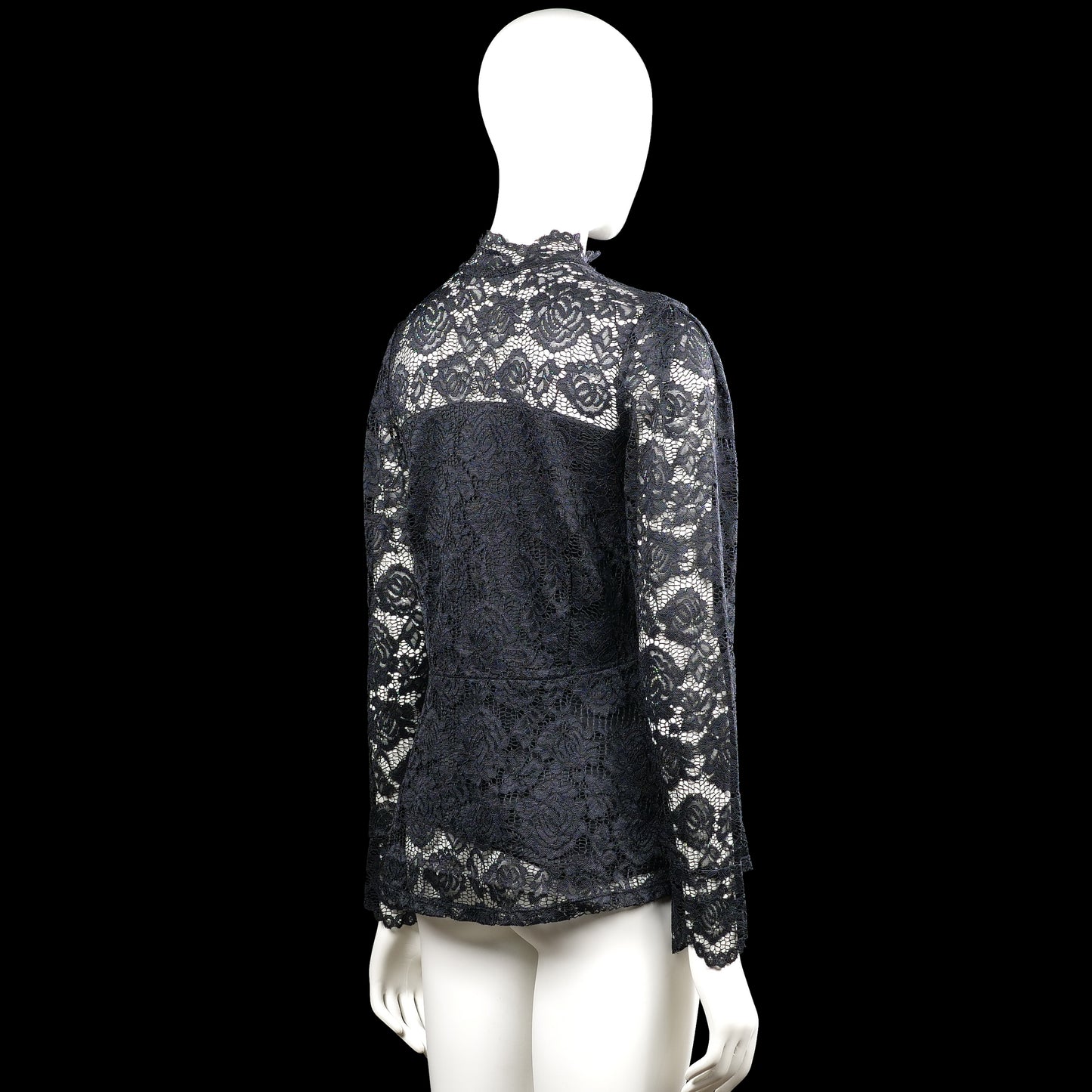 Blouse - Black & White - Size S