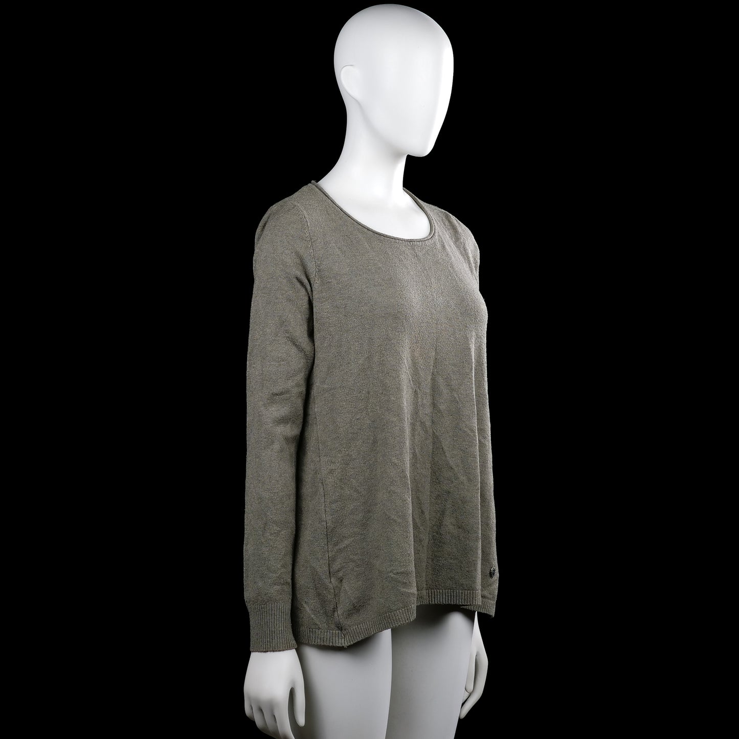 Sweater - Gray & Olive - Size M