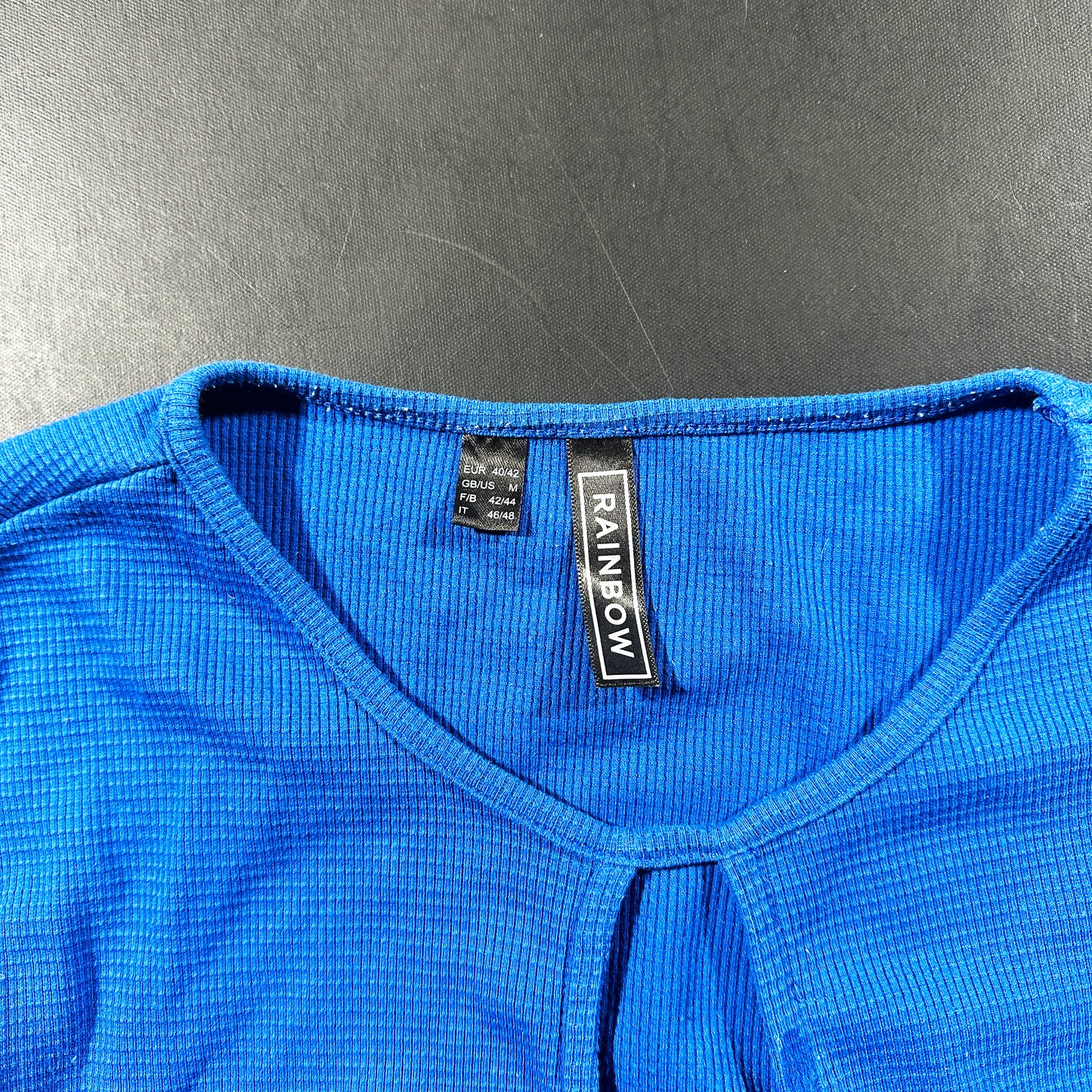 Long-sleeve top - Royal Blue - Size 40, 42