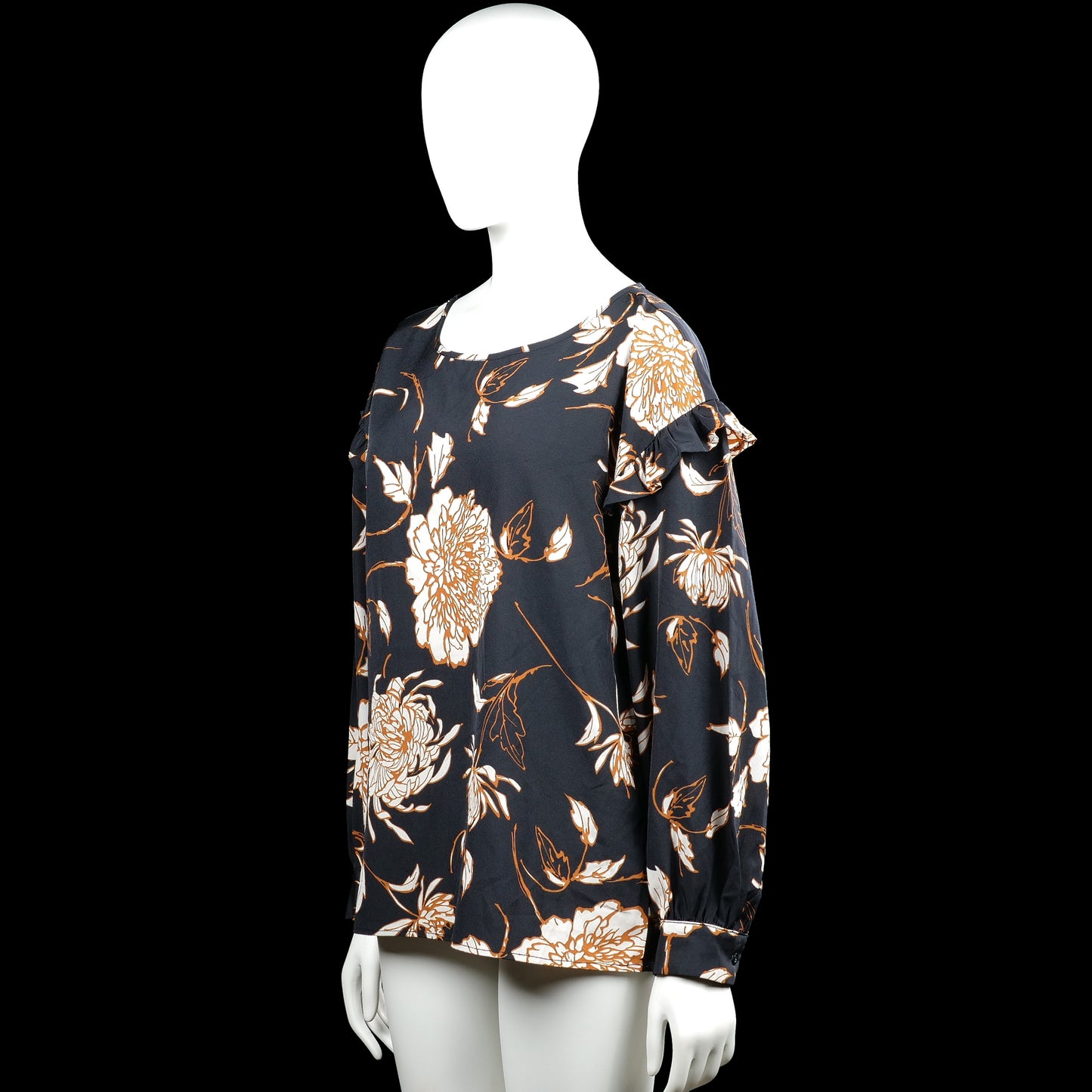 Blouse - Black & White - Size 40