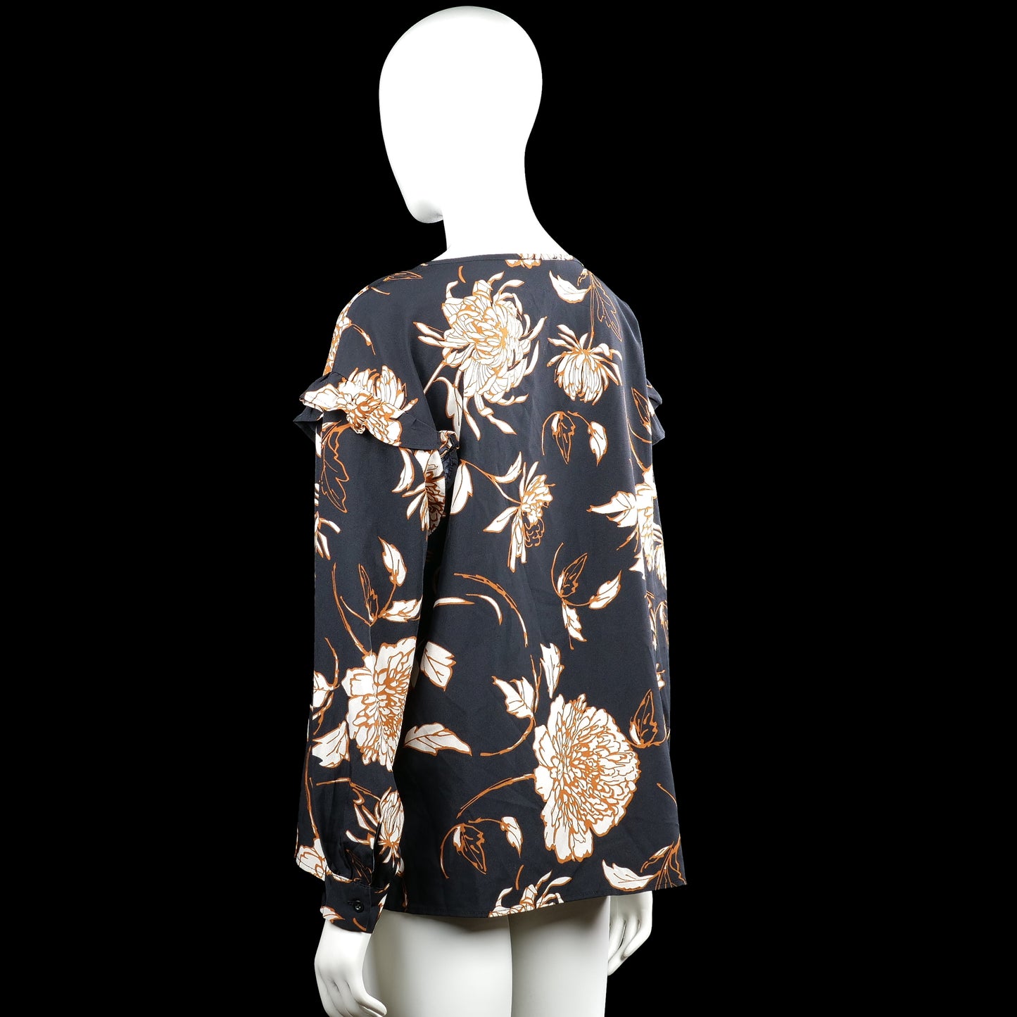 Blouse - Black & White - Size 40