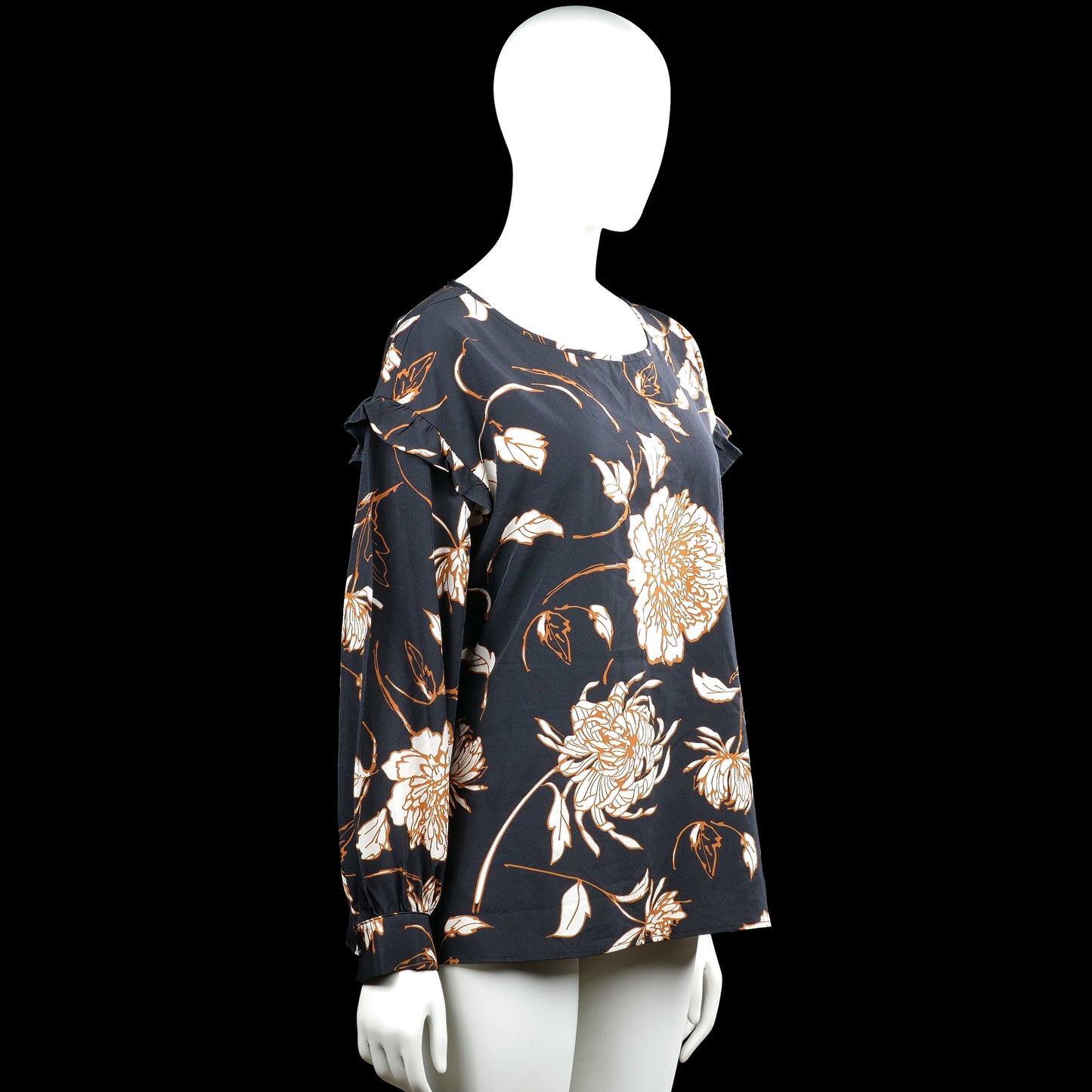 Blouse - Black & White - Size 40