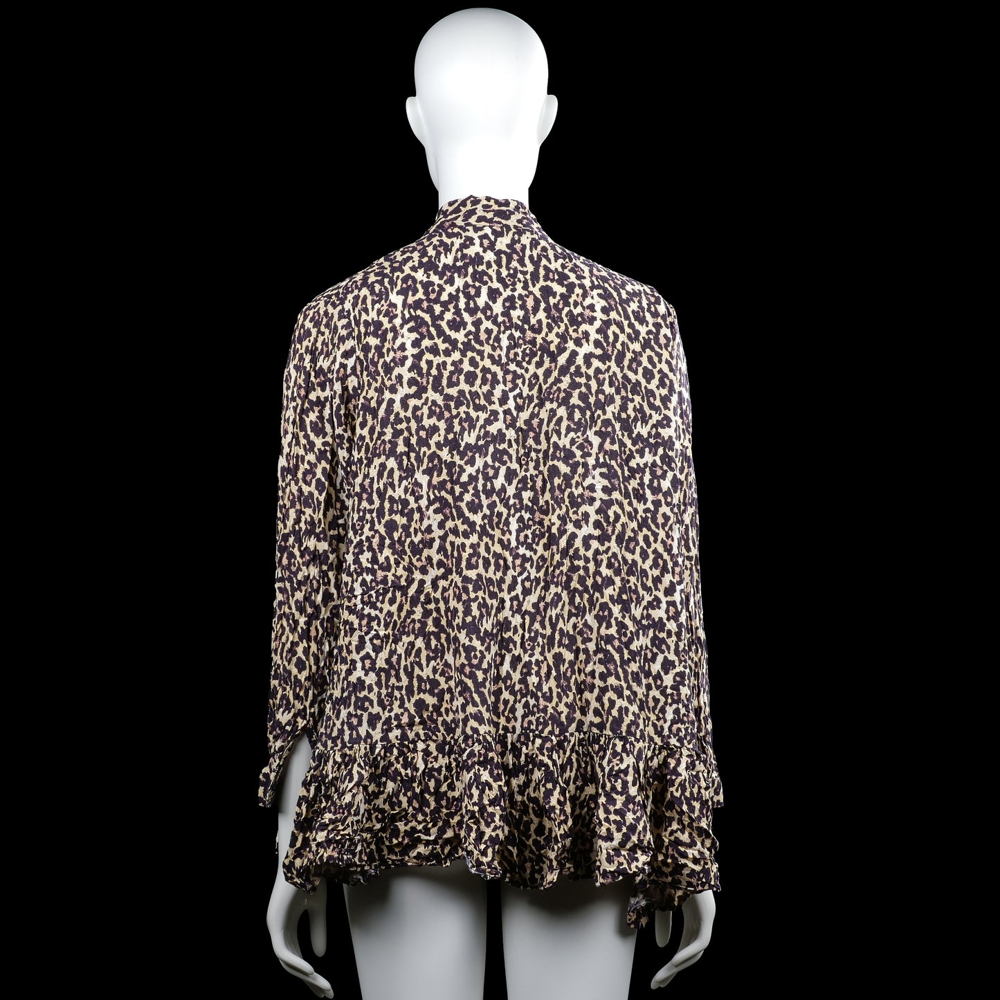 Tunic - Beige & Black - Size M