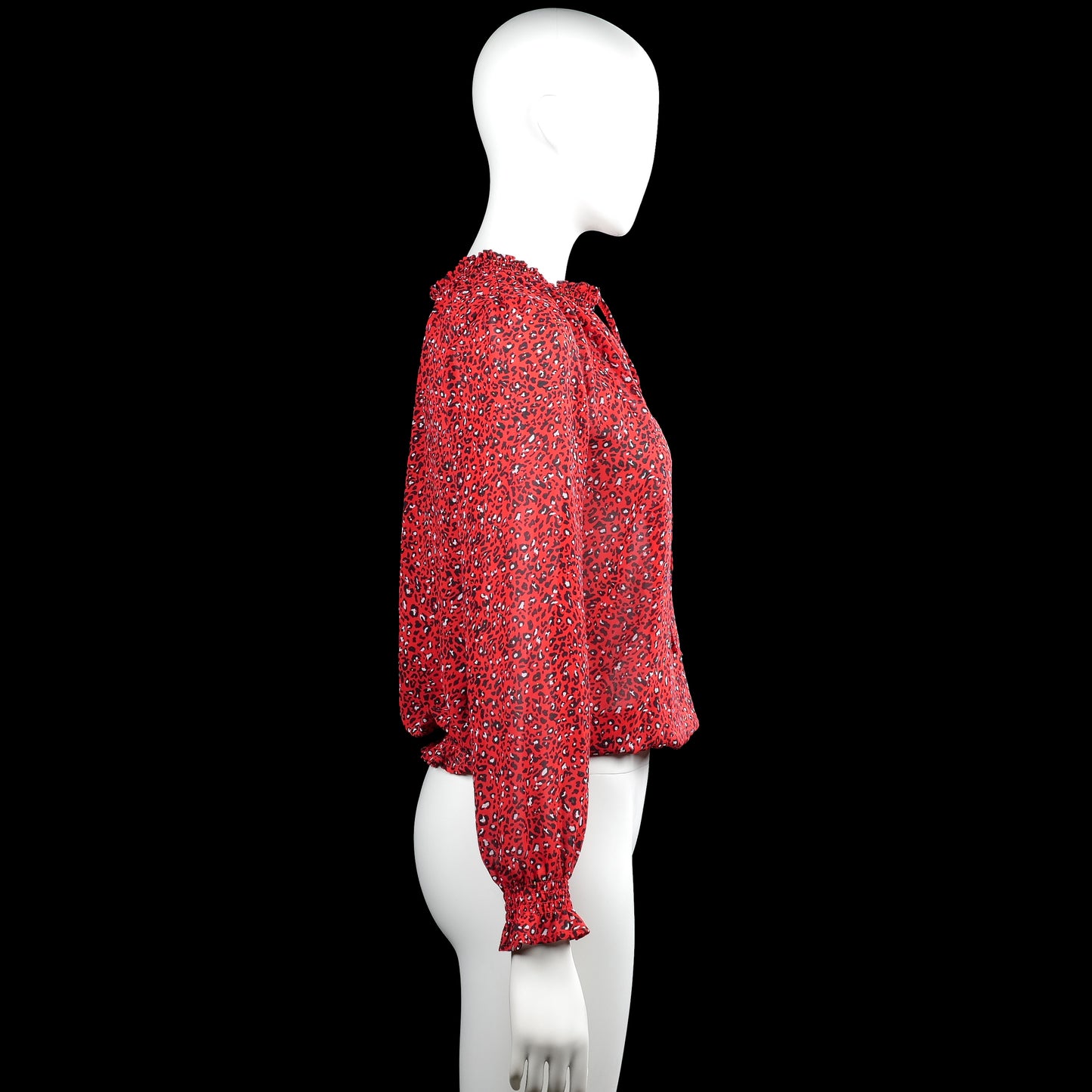 Blouse - Red & Black - Size 36