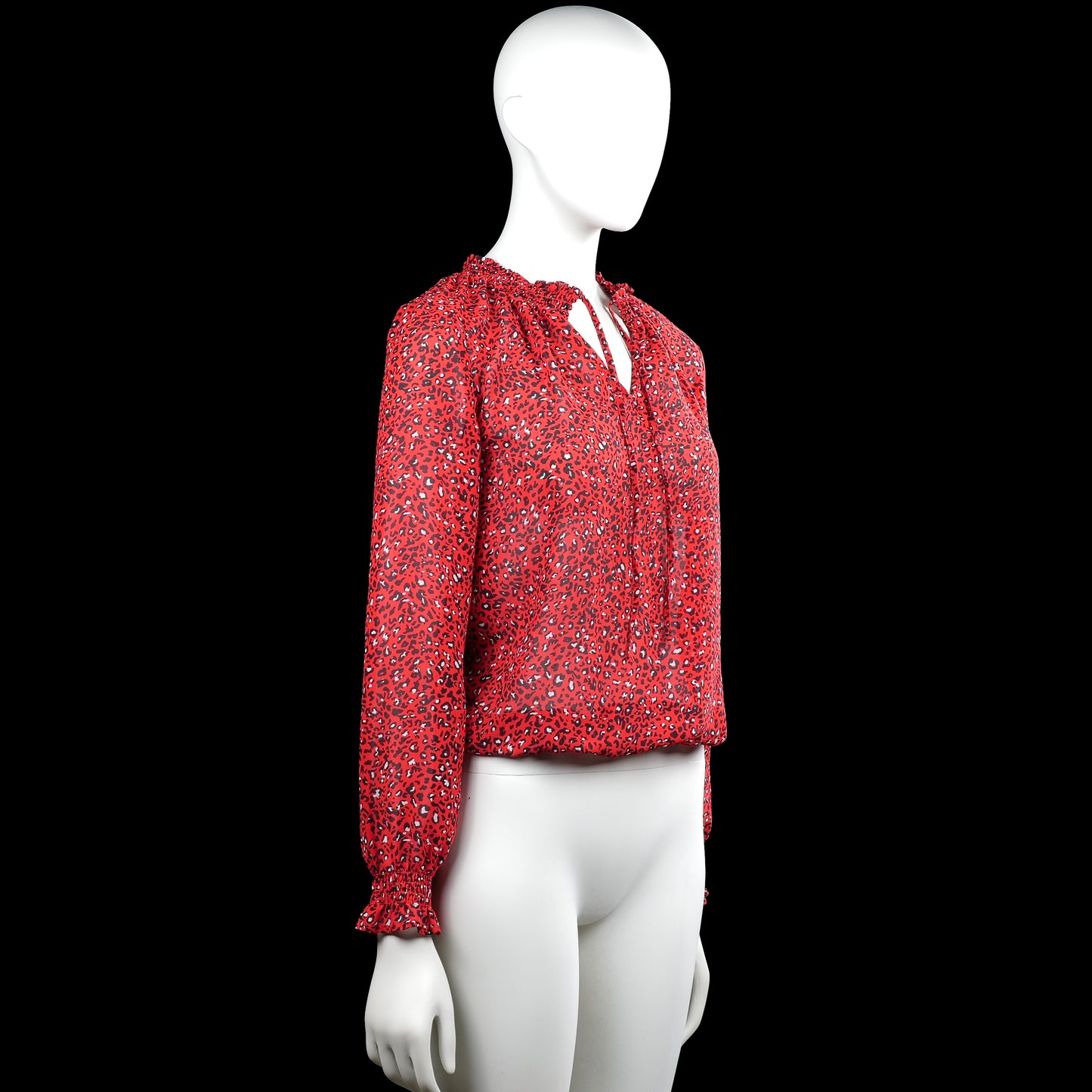 Blouse - Red & Black - Size 36