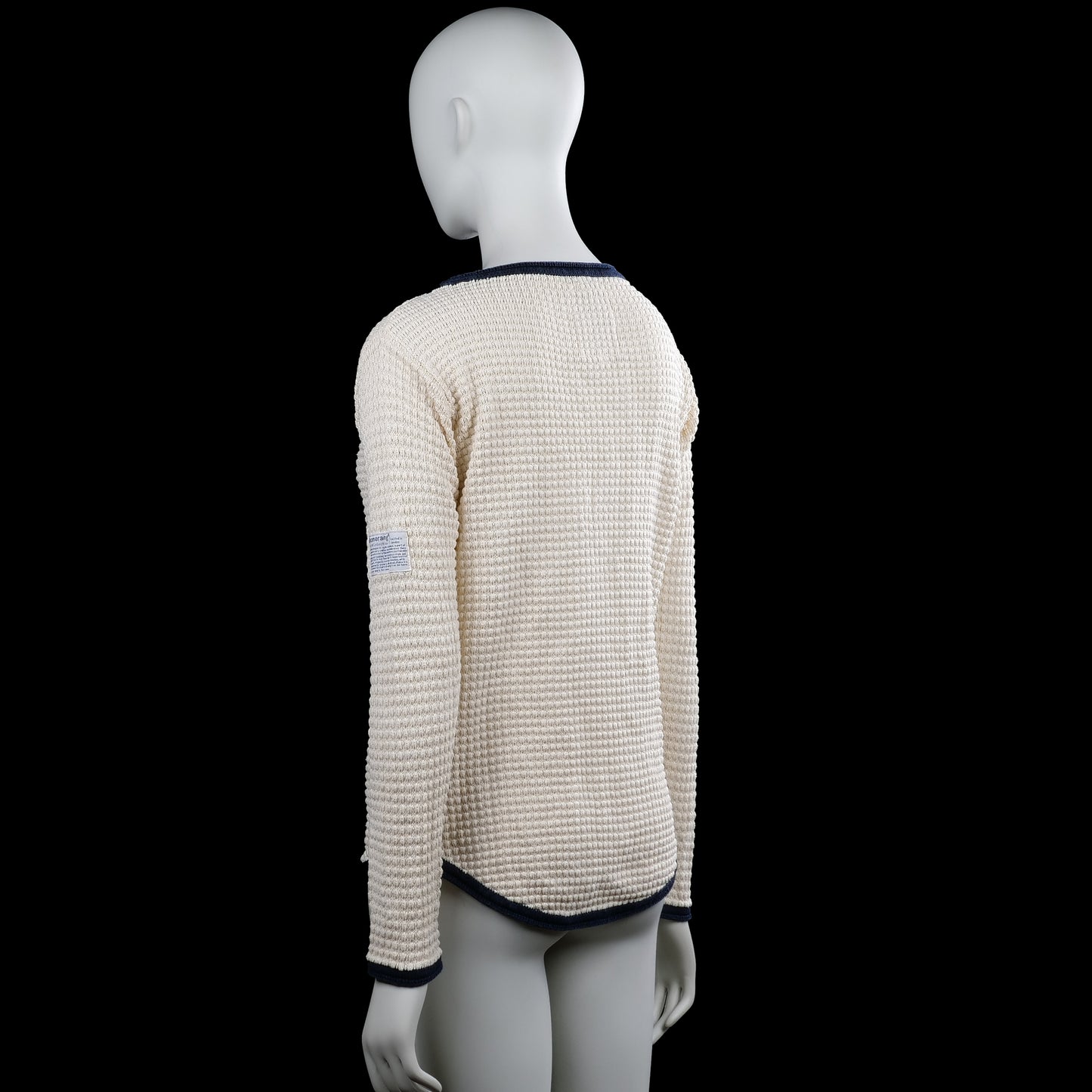 Sweater - Ivory & Navy - Size XS