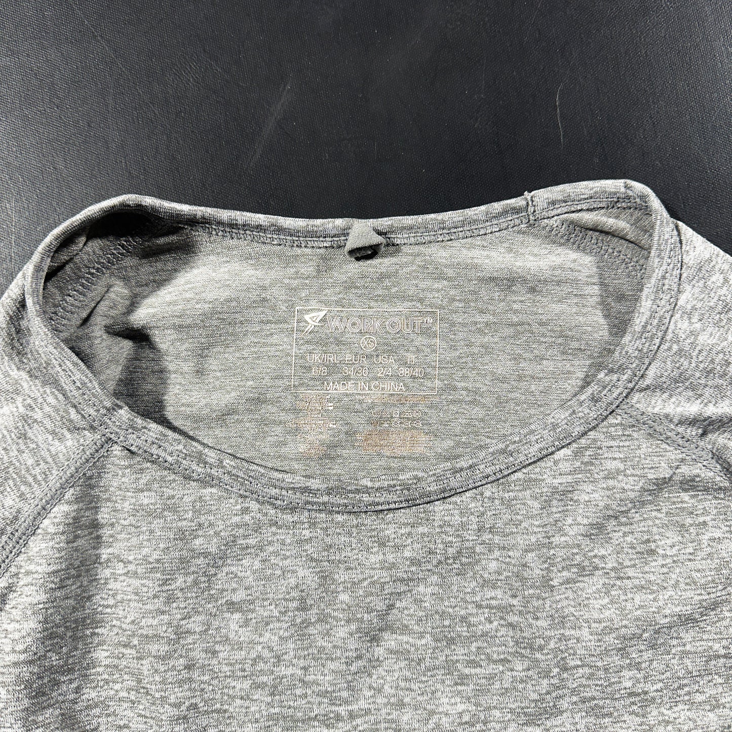 Long-sleeve top - Light Gray - Size 34, 36