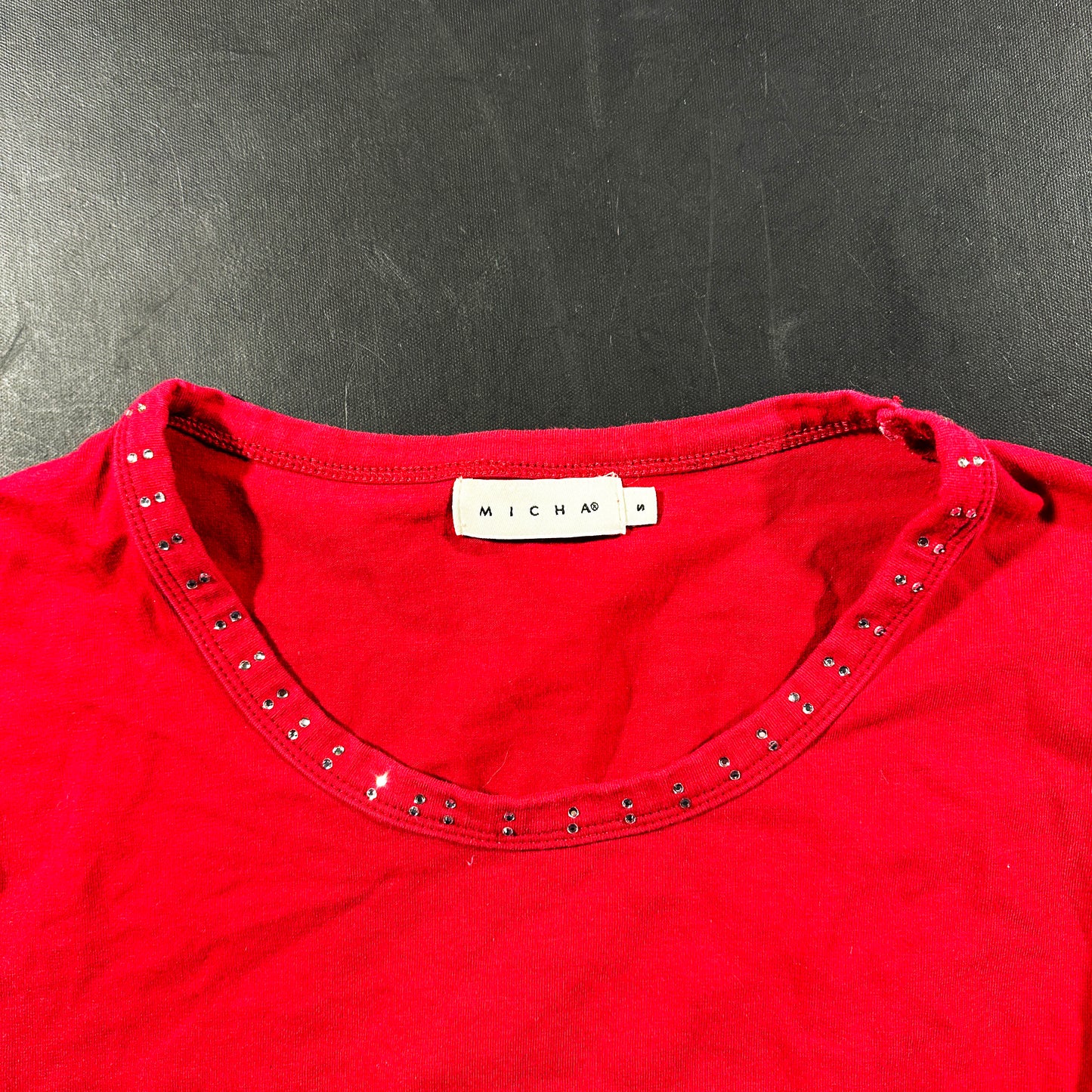 Long-sleeve top - Red - Size S