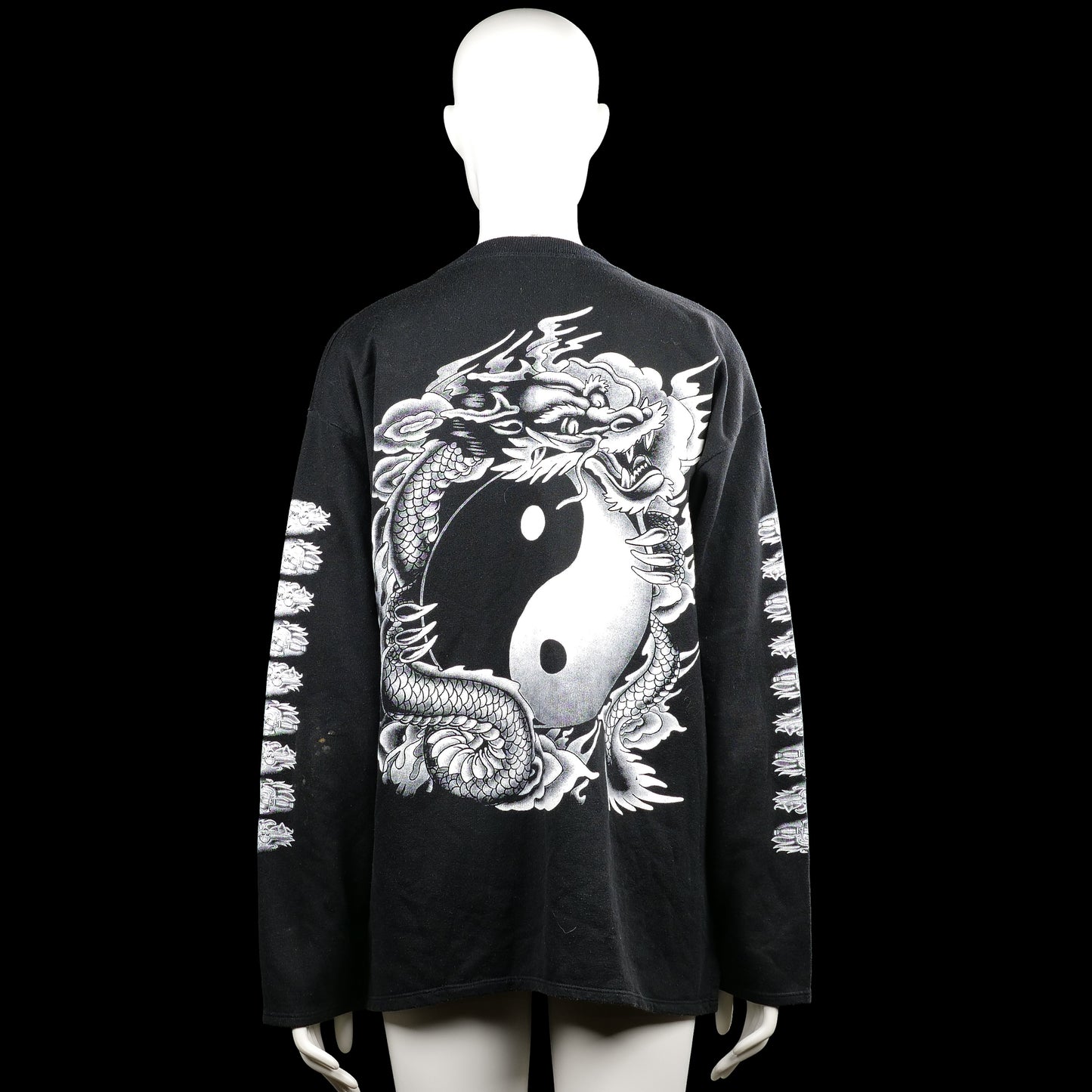 Sweatshirt - Black & White - Size L