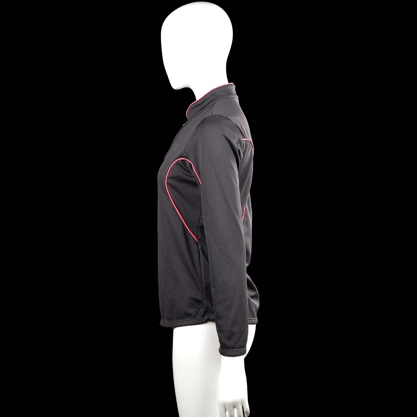 Sports top - Charcoal & Pink - Size 40