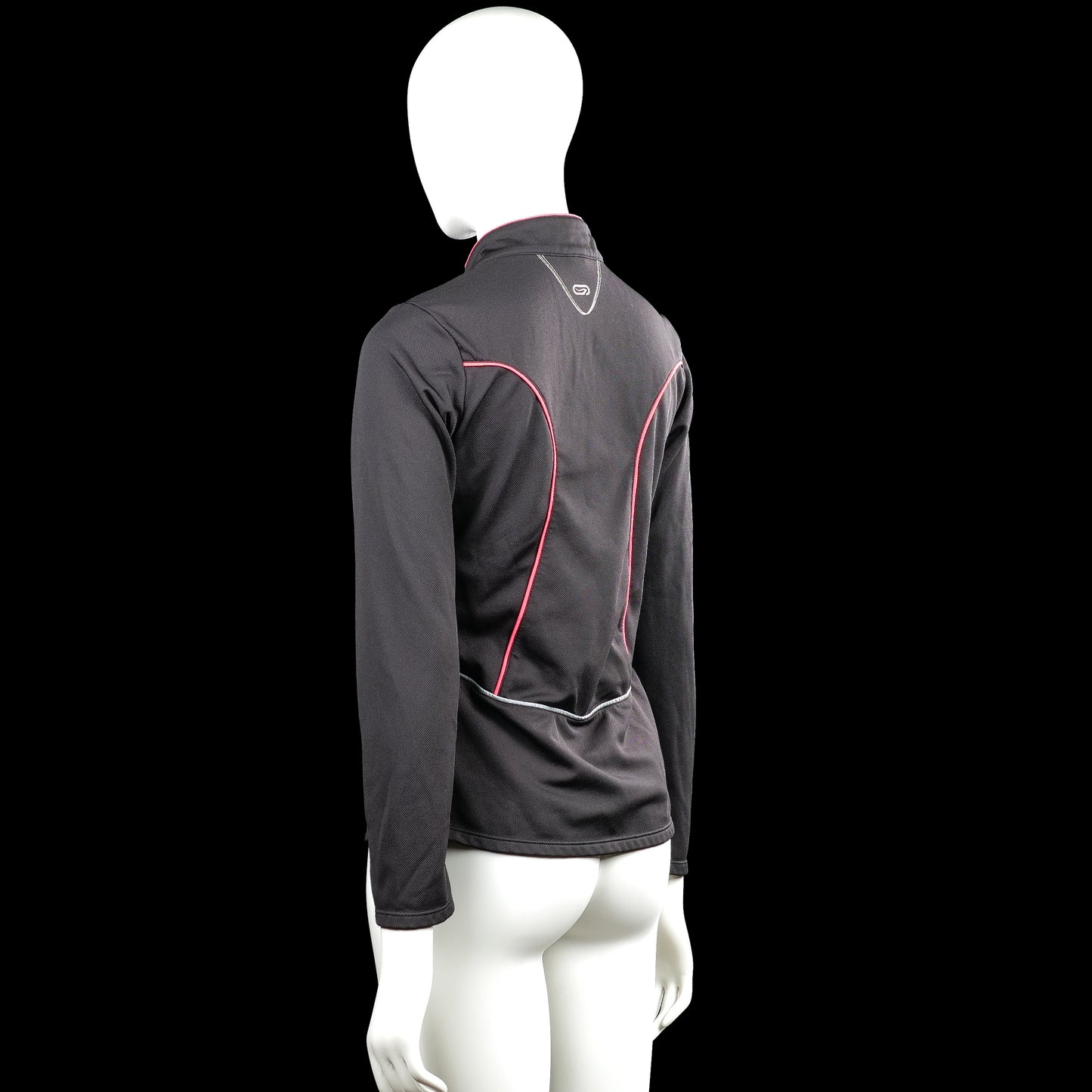 Sports top - Charcoal & Pink - Size 40