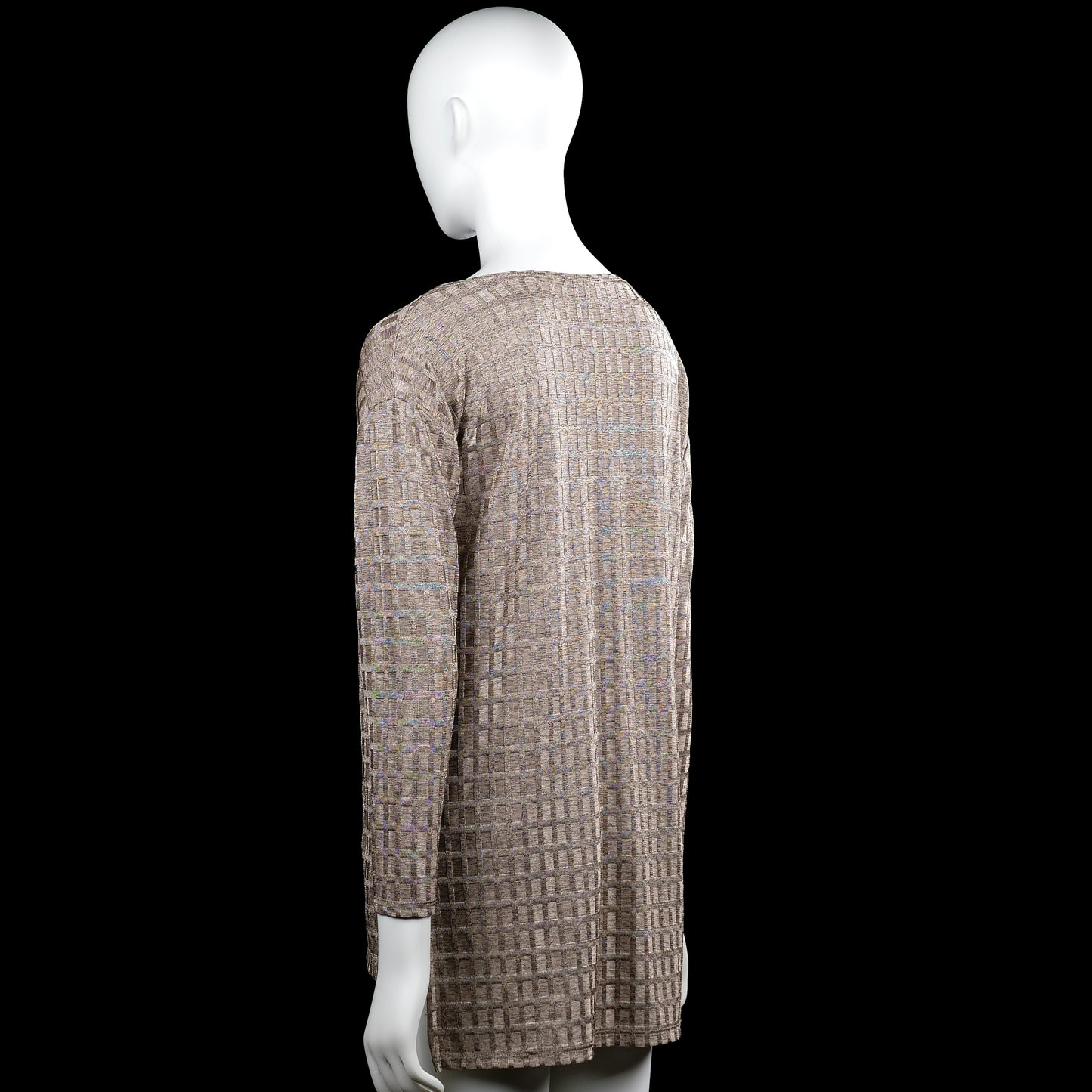 Tunic - Taupe & Beige - Size M