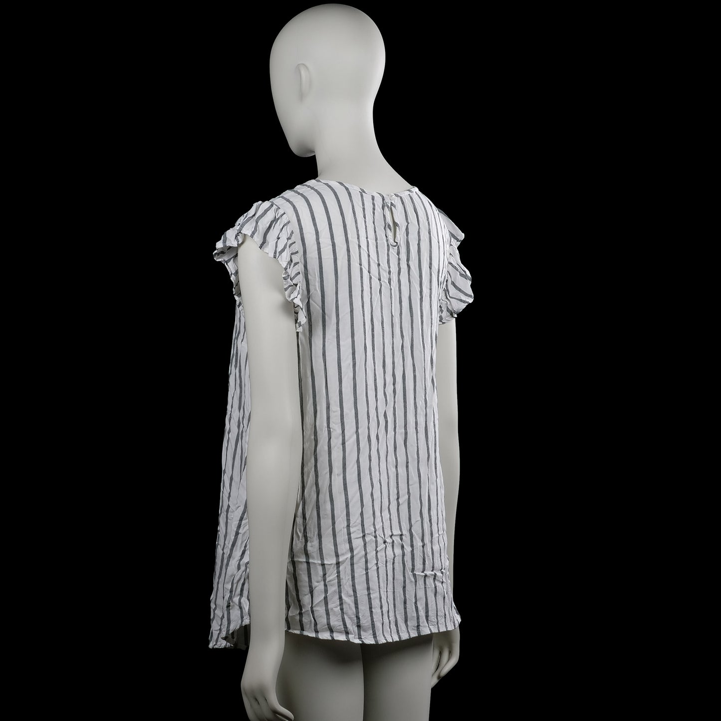 Tunic - White & Gray - Size 38