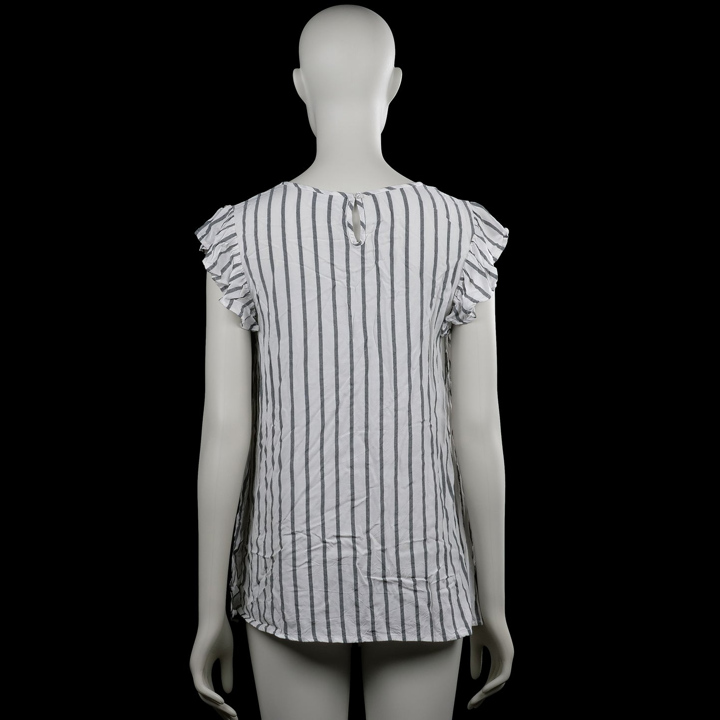 Tunic - White & Gray - Size 38