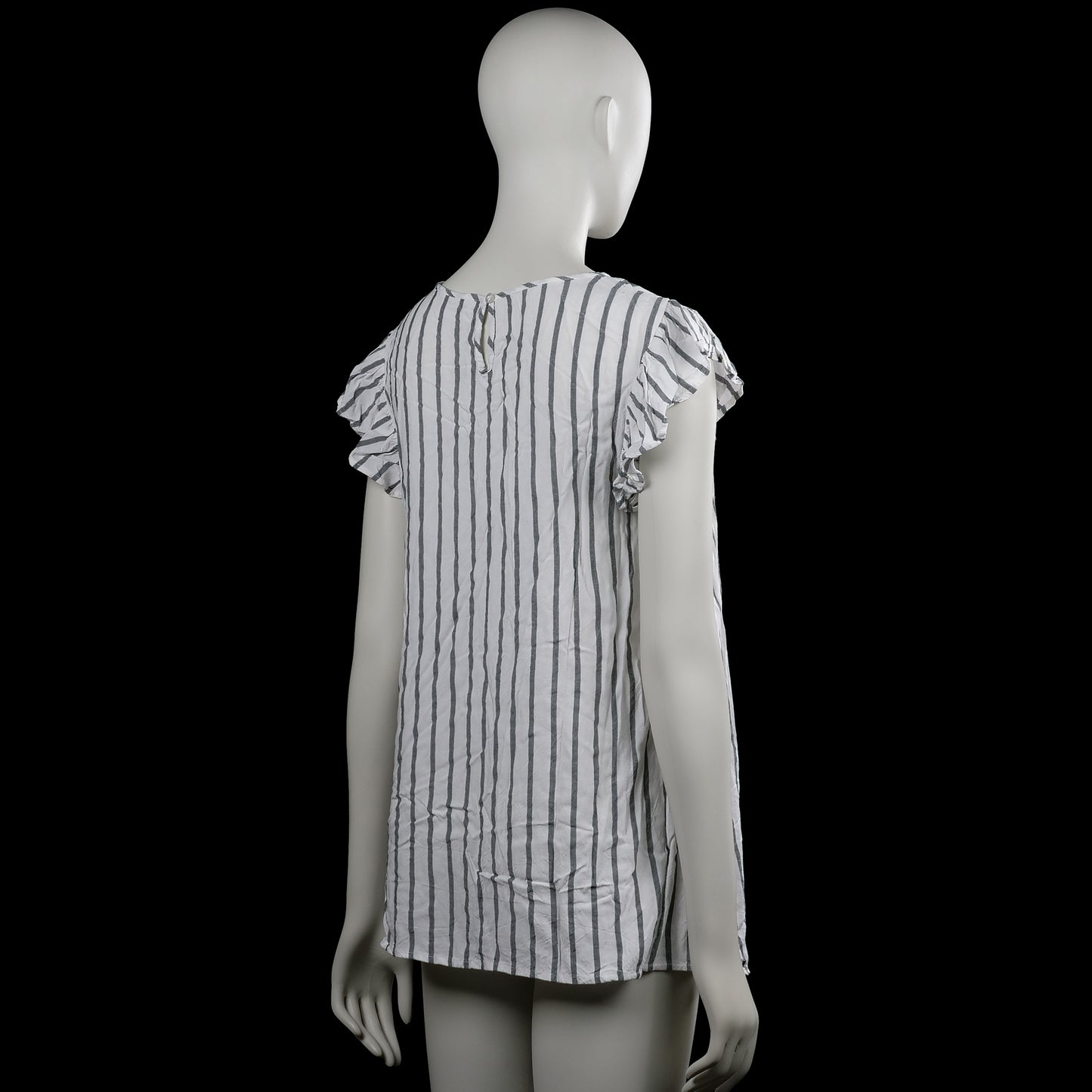 Tunic - White & Gray - Size 38