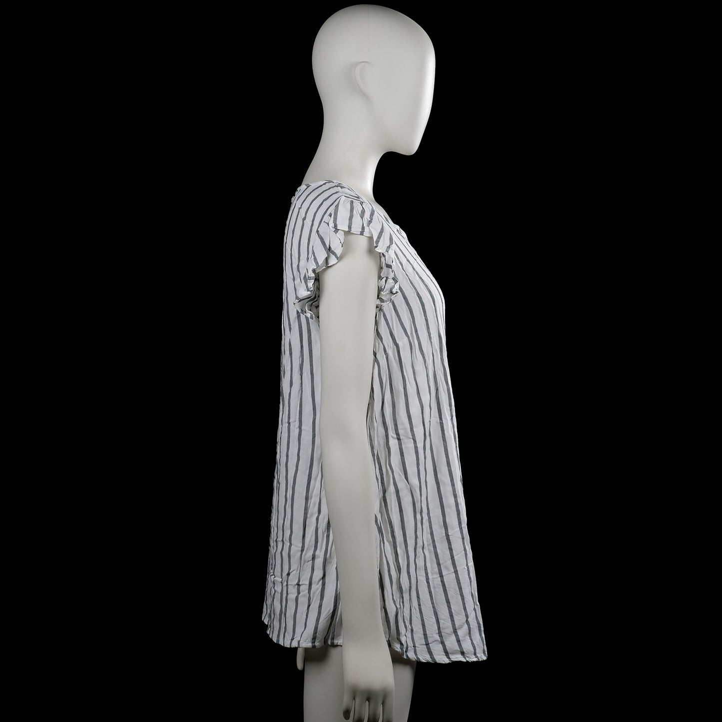 Tunic - White & Gray - Size 38