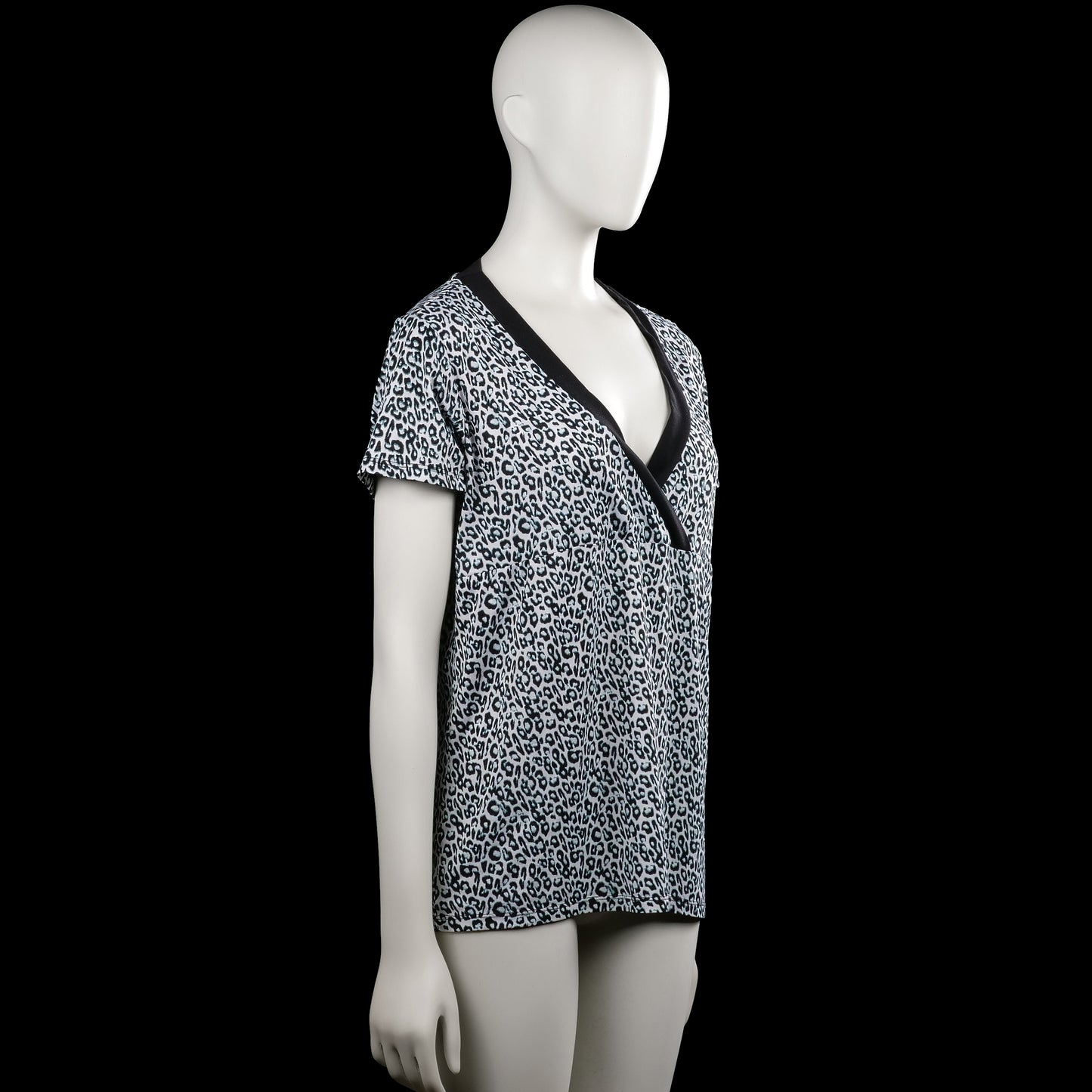 T-shirt - White & Black - Size S