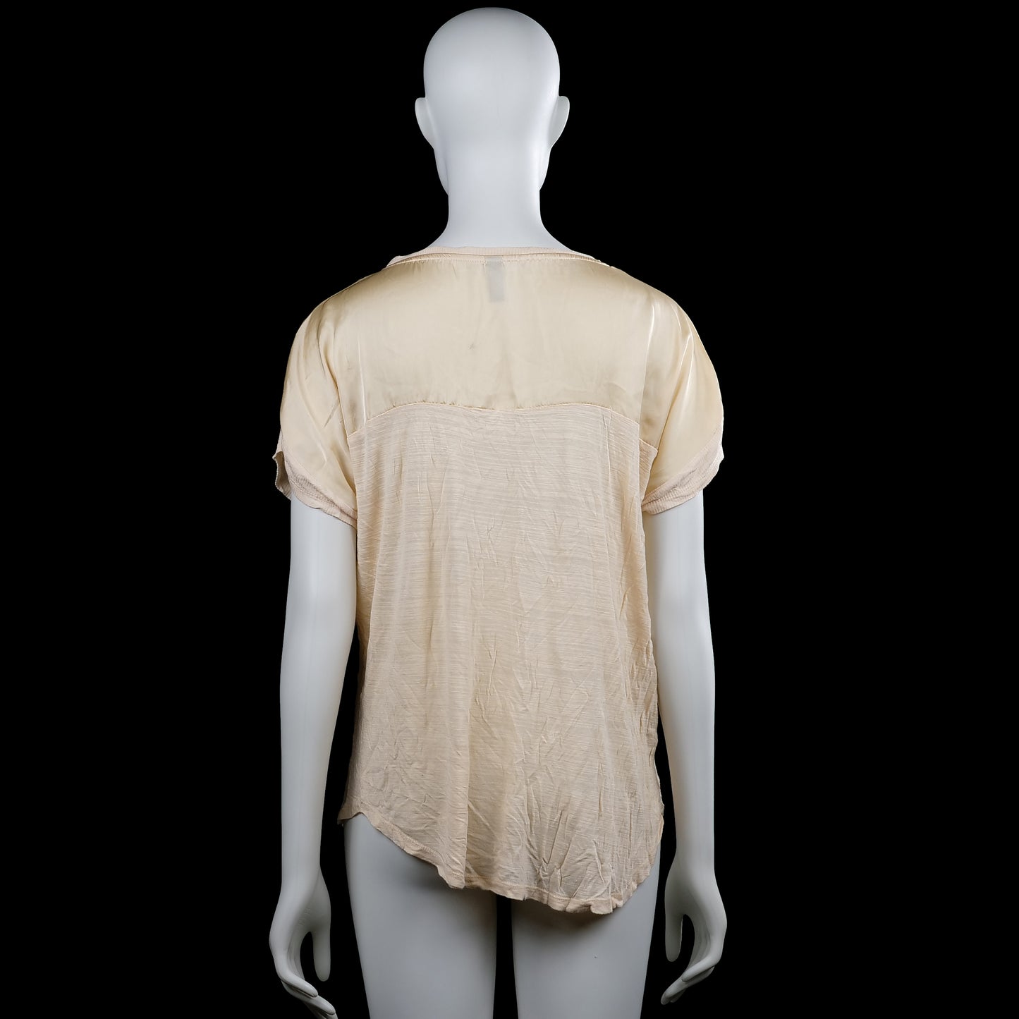 T-shirt - Beige & Ivory - Size L