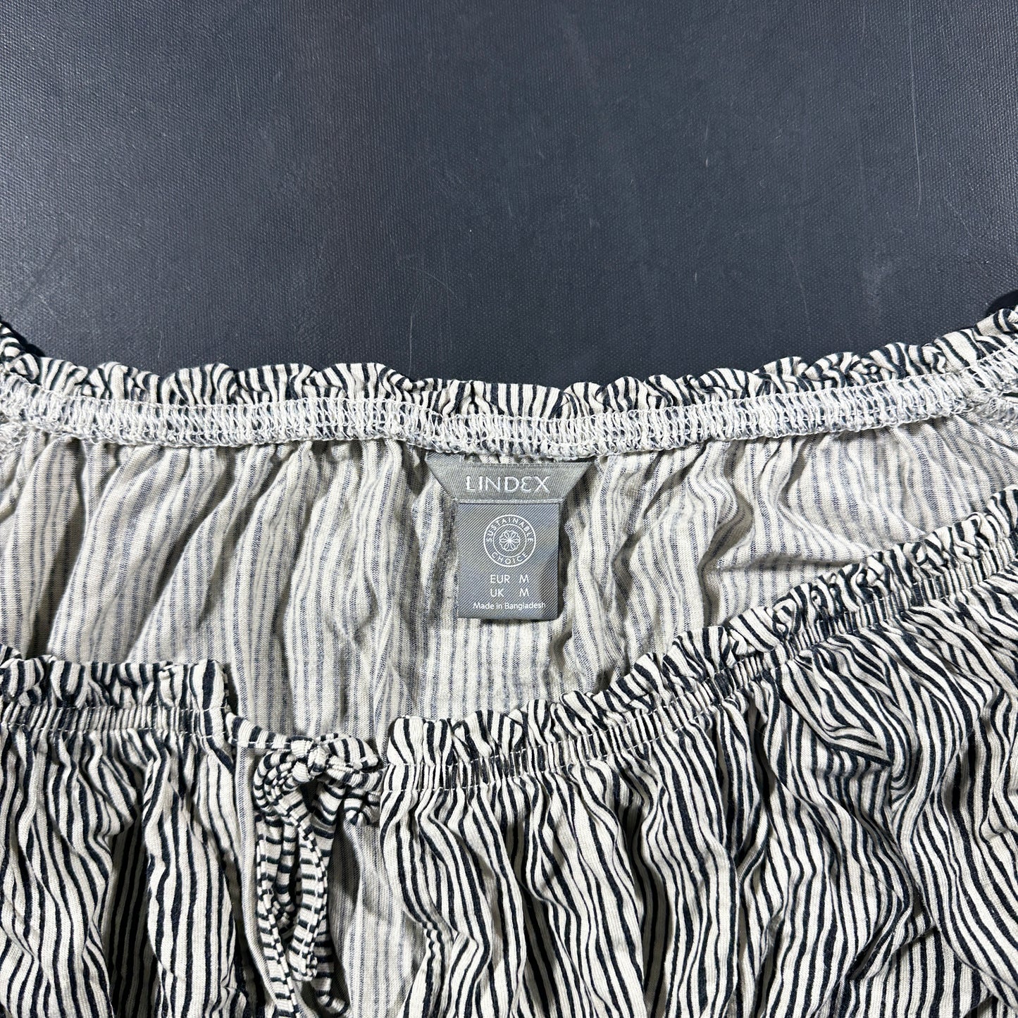 Blouse - White & Black - Size M