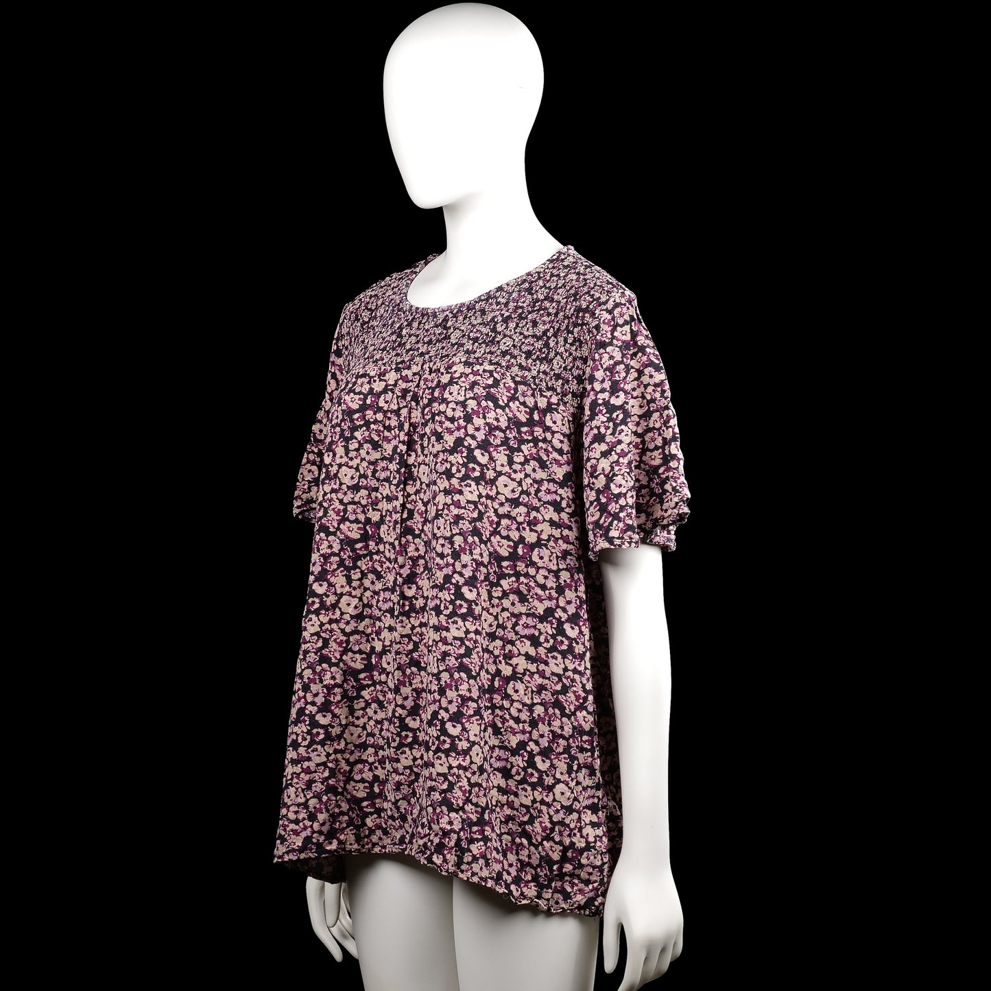 Tunic - Purple & Black - Size XXL