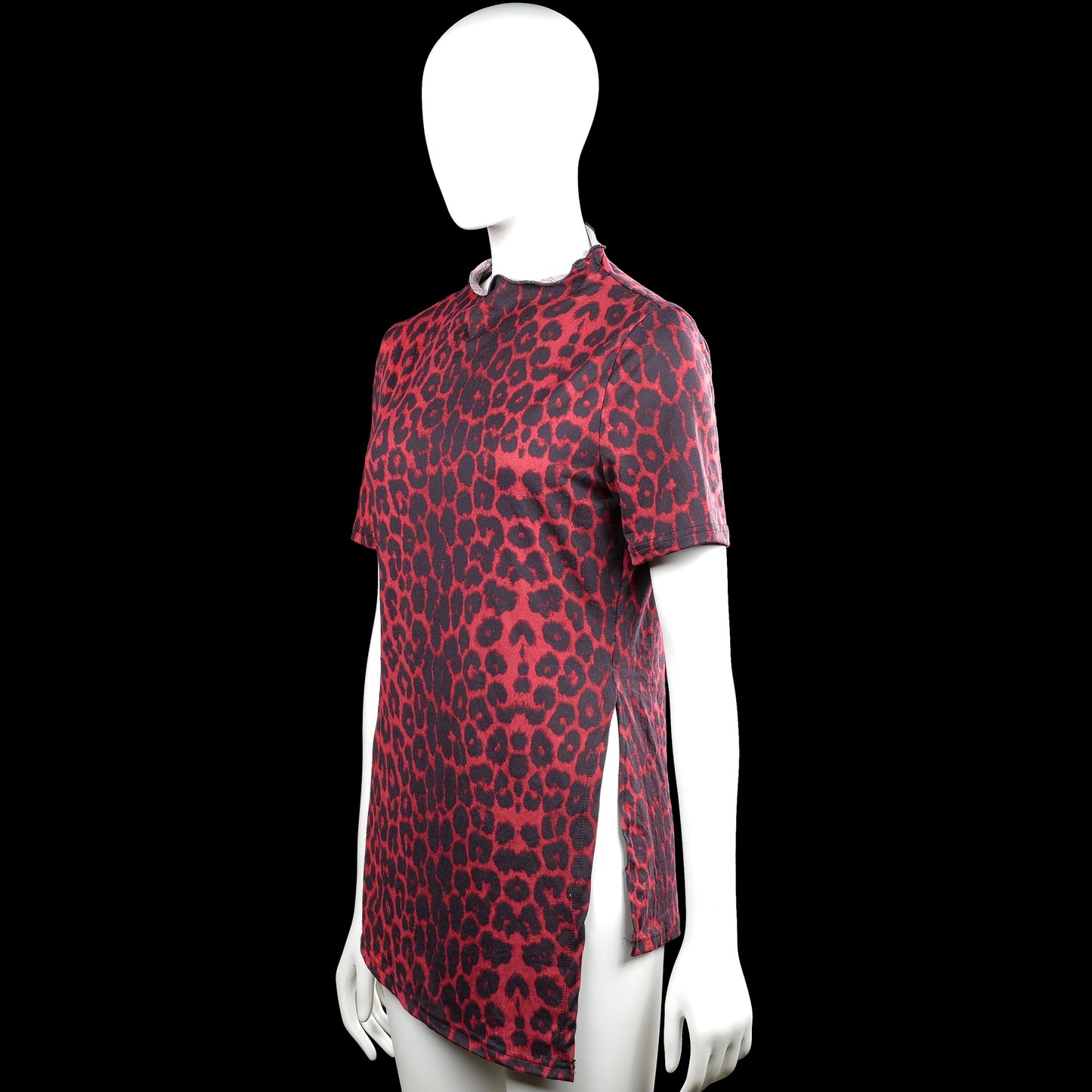 Tunic - Red & Charcoal - Size M