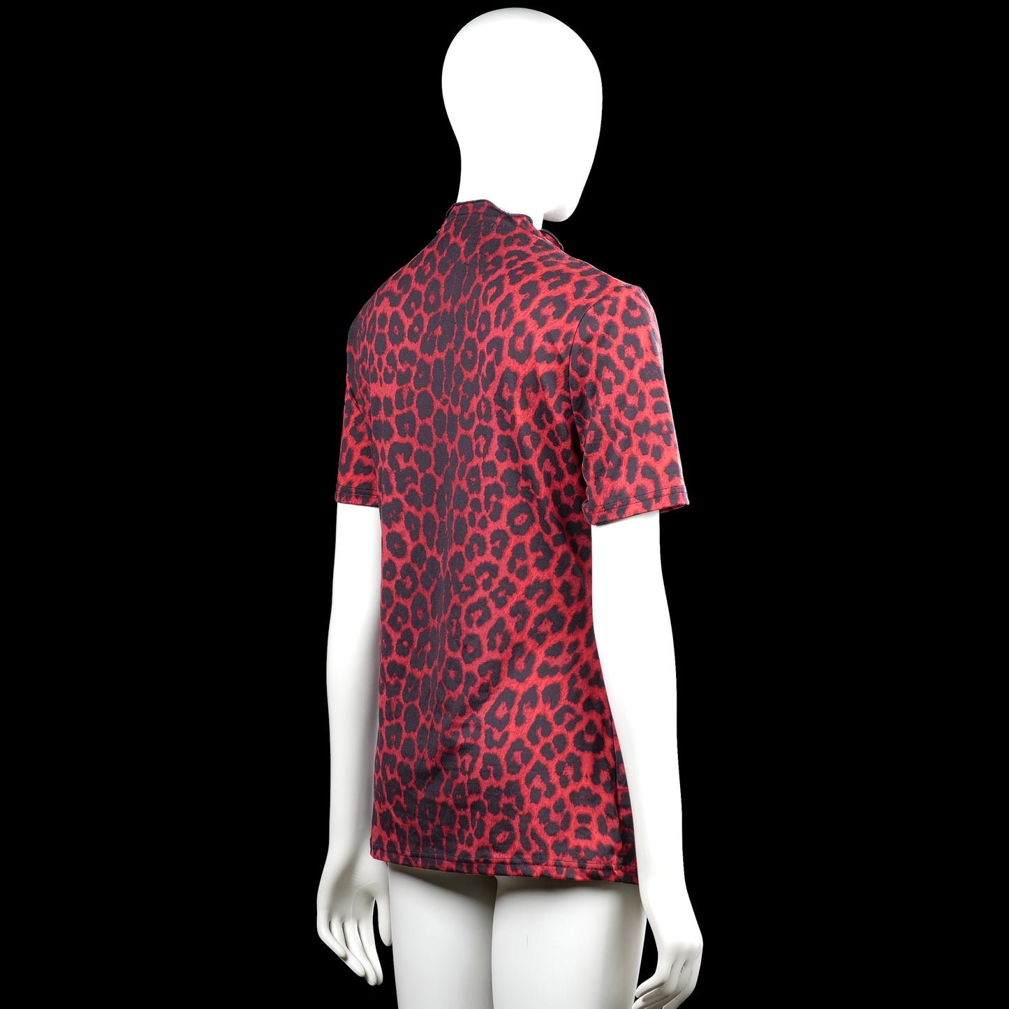 Tunic - Red & Charcoal - Size M