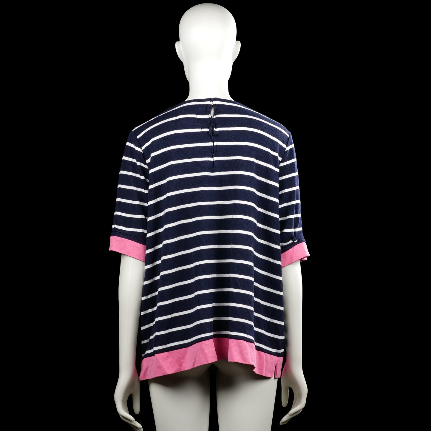 T-shirt - Navy & Pink - Size XL