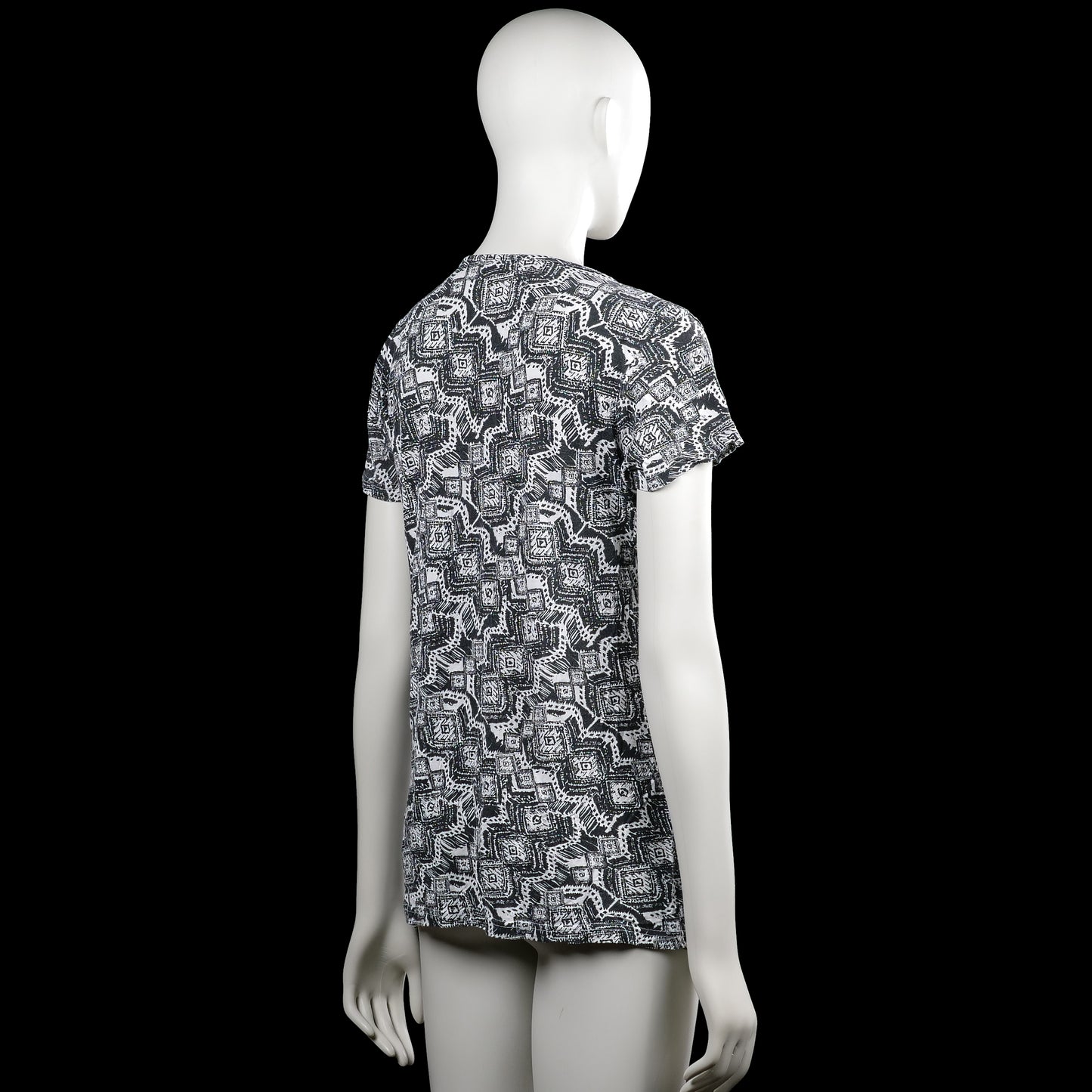 T-shirt - Black & White - Size L