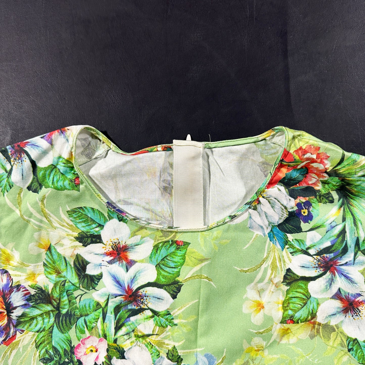 Blouse - Sage & Multicolored - Size XS