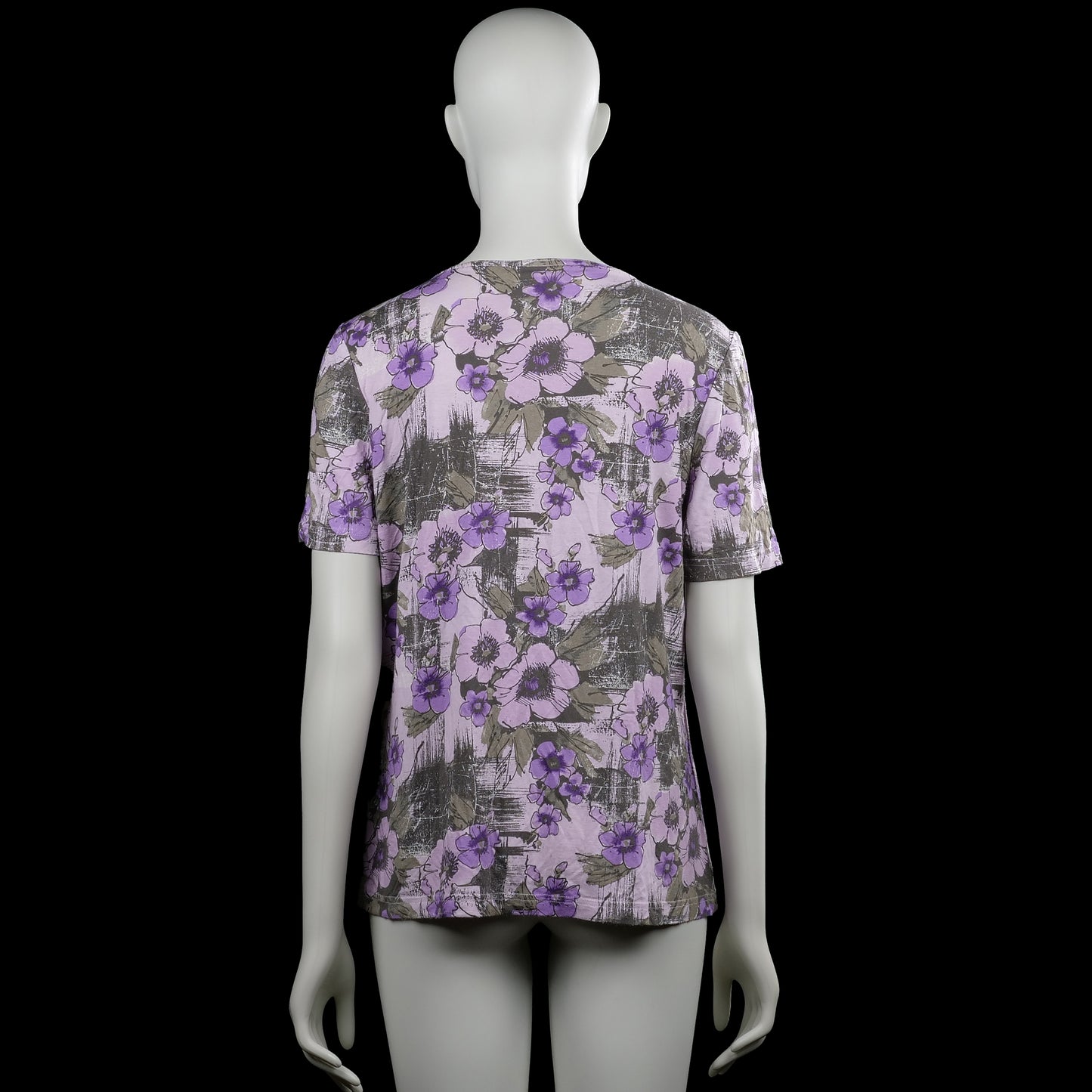T-shirt - Purple & Gray - Size M