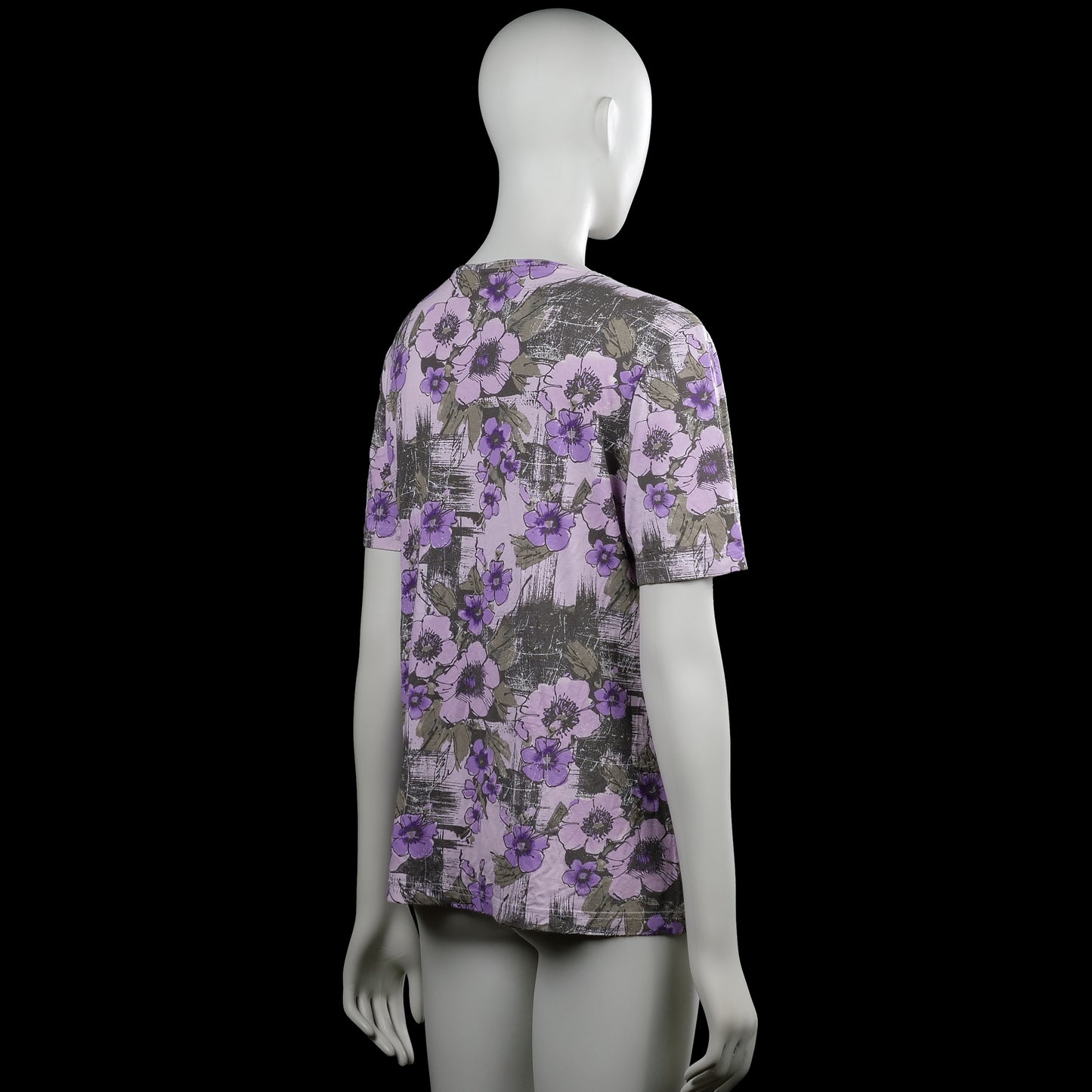 T-shirt - Purple & Gray - Size M