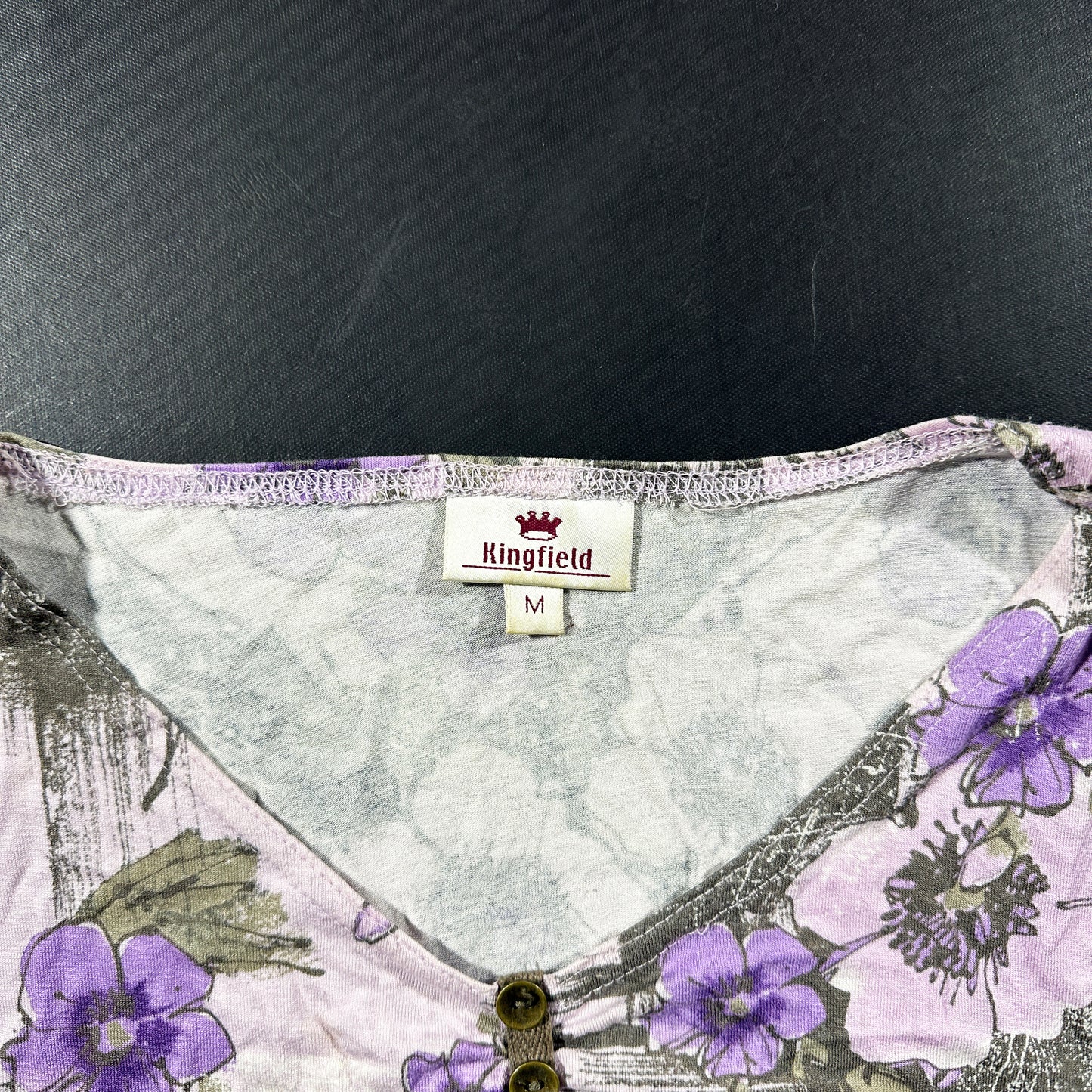 T-shirt - Purple & Gray - Size M