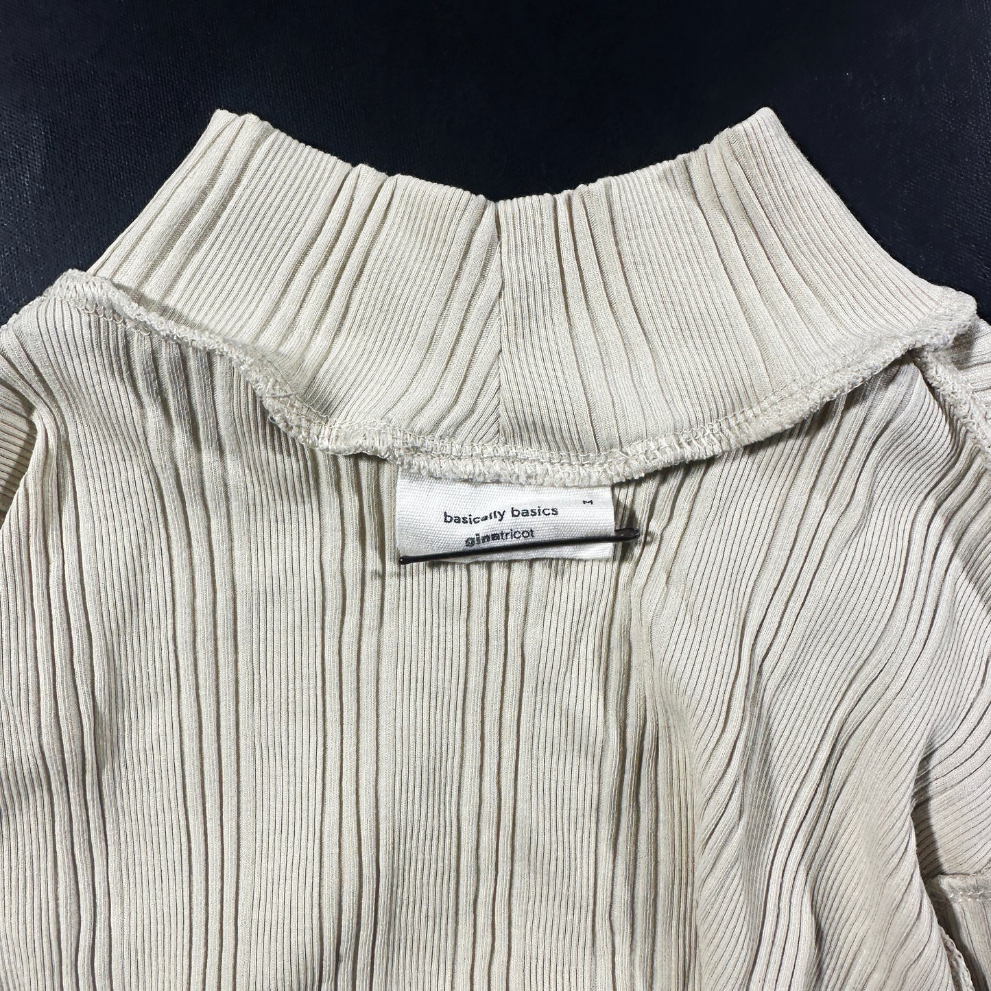 Turtleneck - Beige - Size M