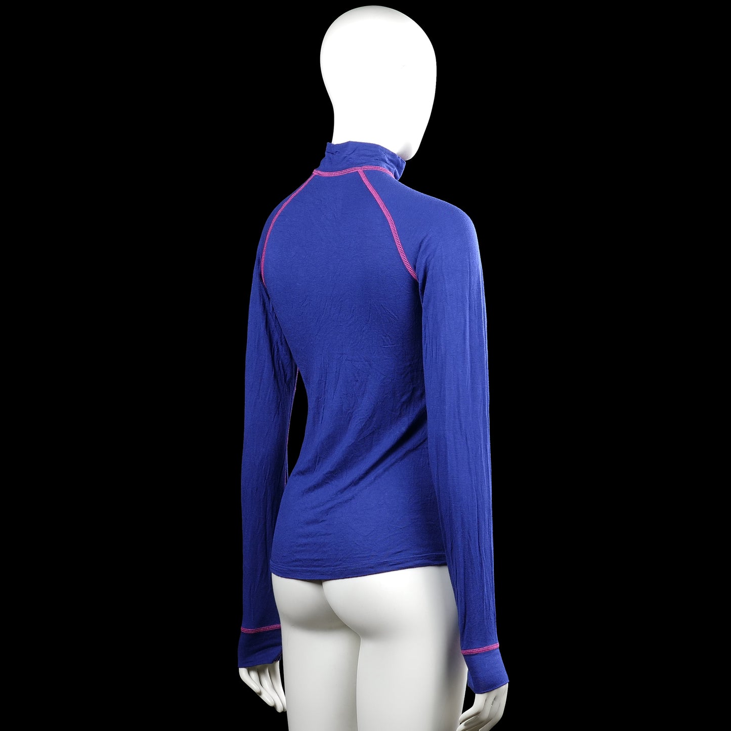 Sports top - Royal Blue & Pink - Size M