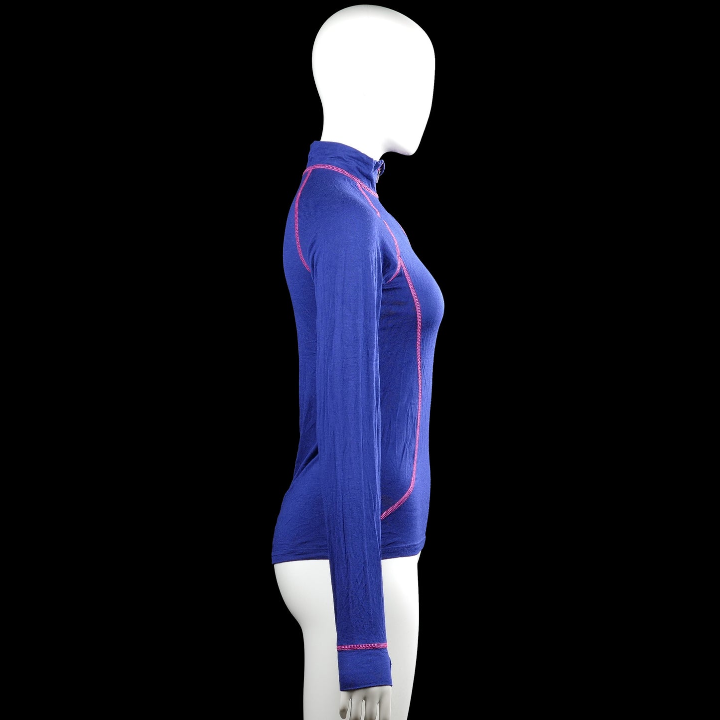 Sports top - Royal Blue & Pink - Size M